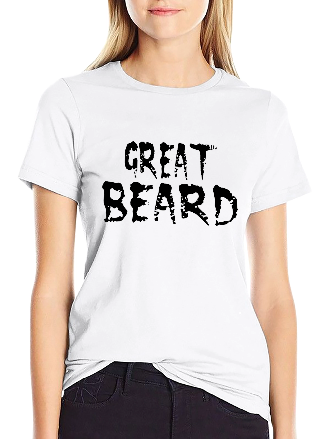 Great Beard Black Graphic Tee - Mens