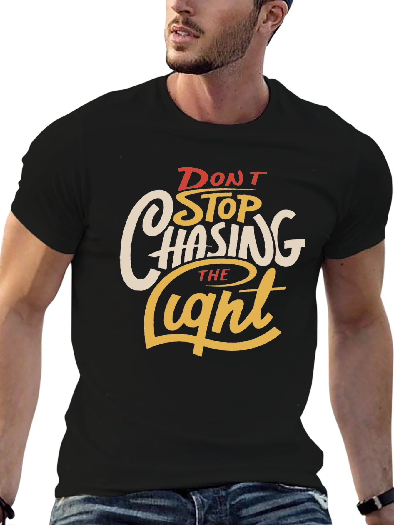 Dont Stop Chasing the Light Graphic Tee
