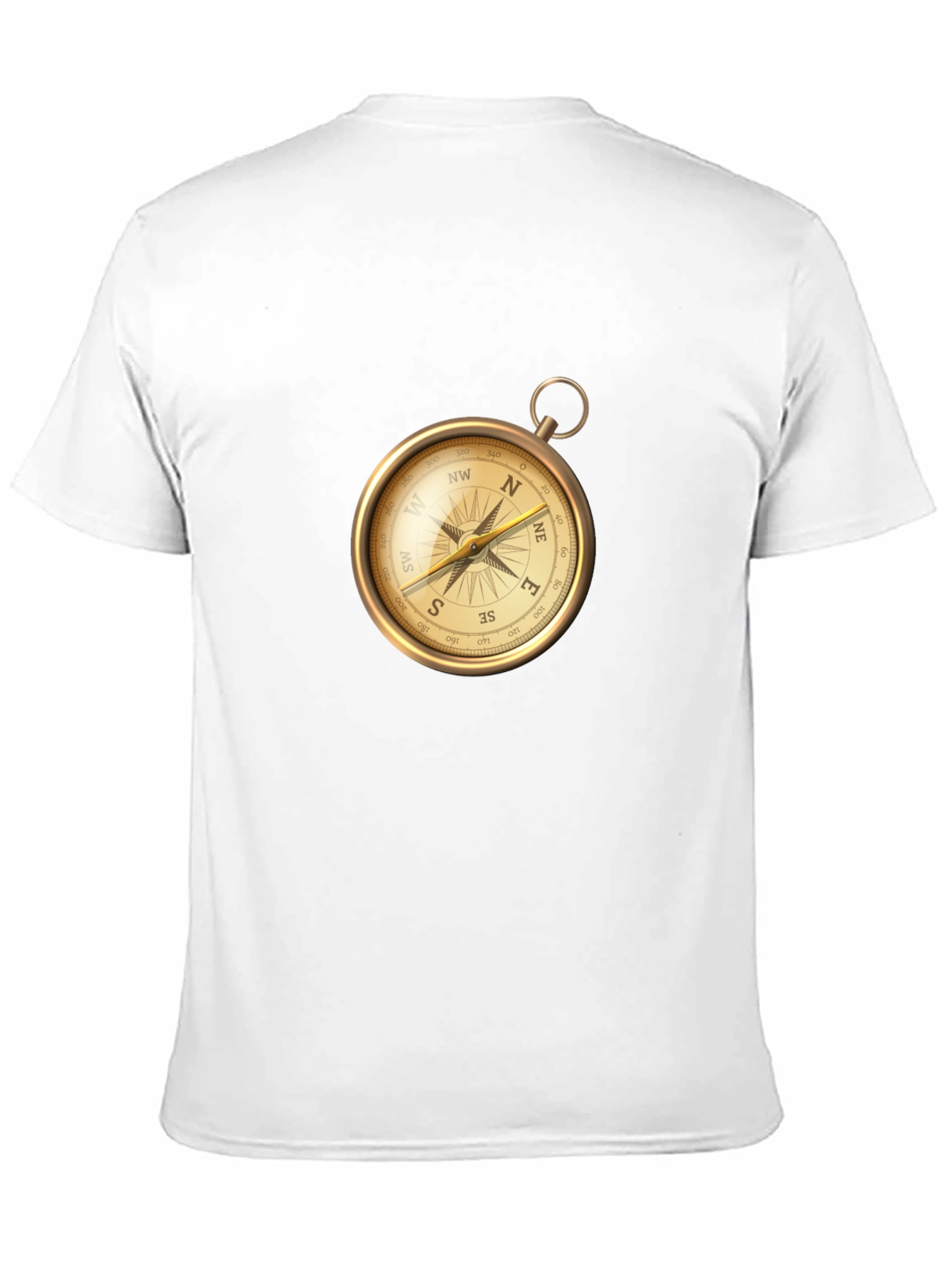 Compass Graphic Black T-Shirt - Explore in Style