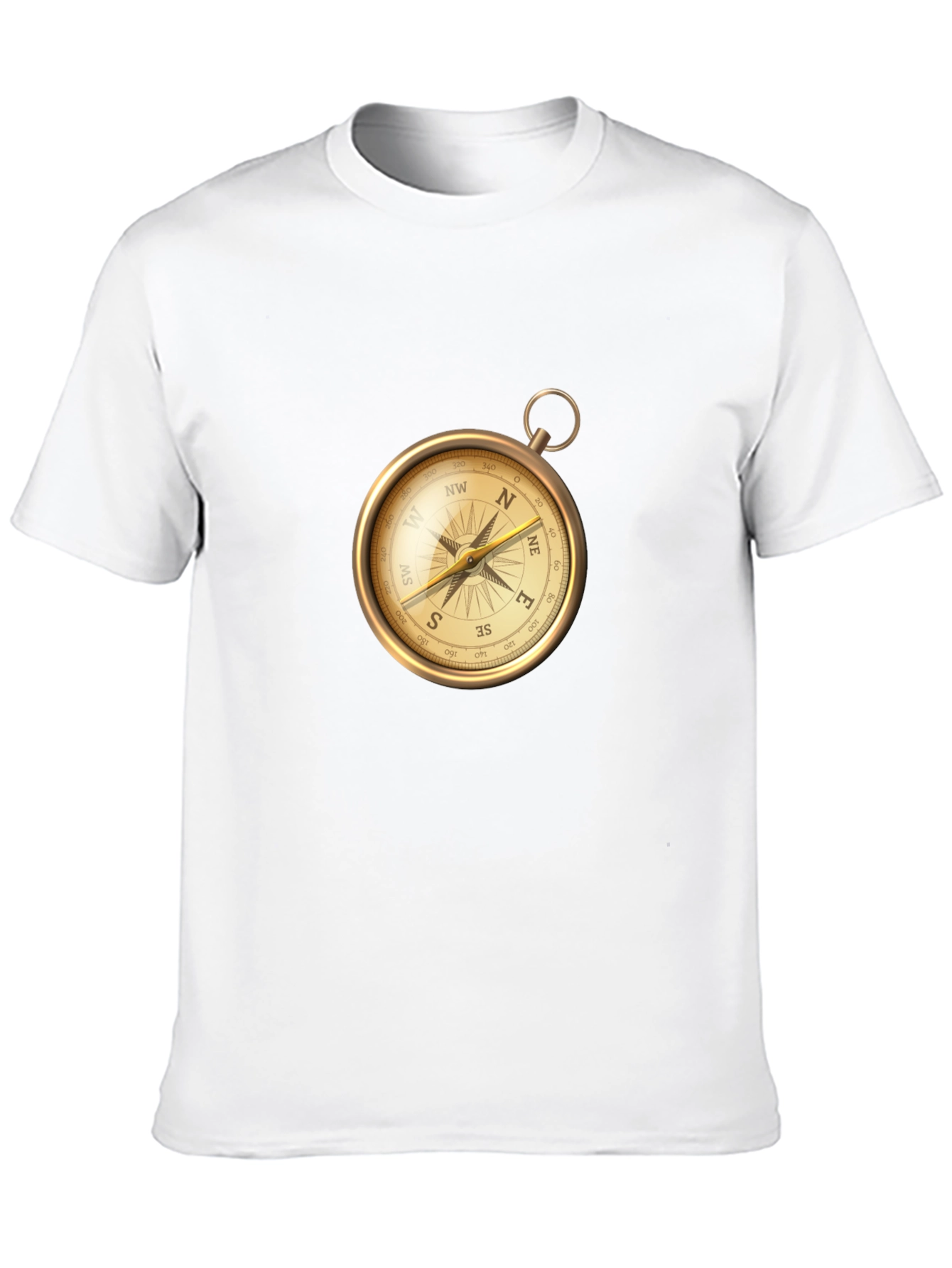 Compass Graphic Black T-Shirt - Explore in Style
