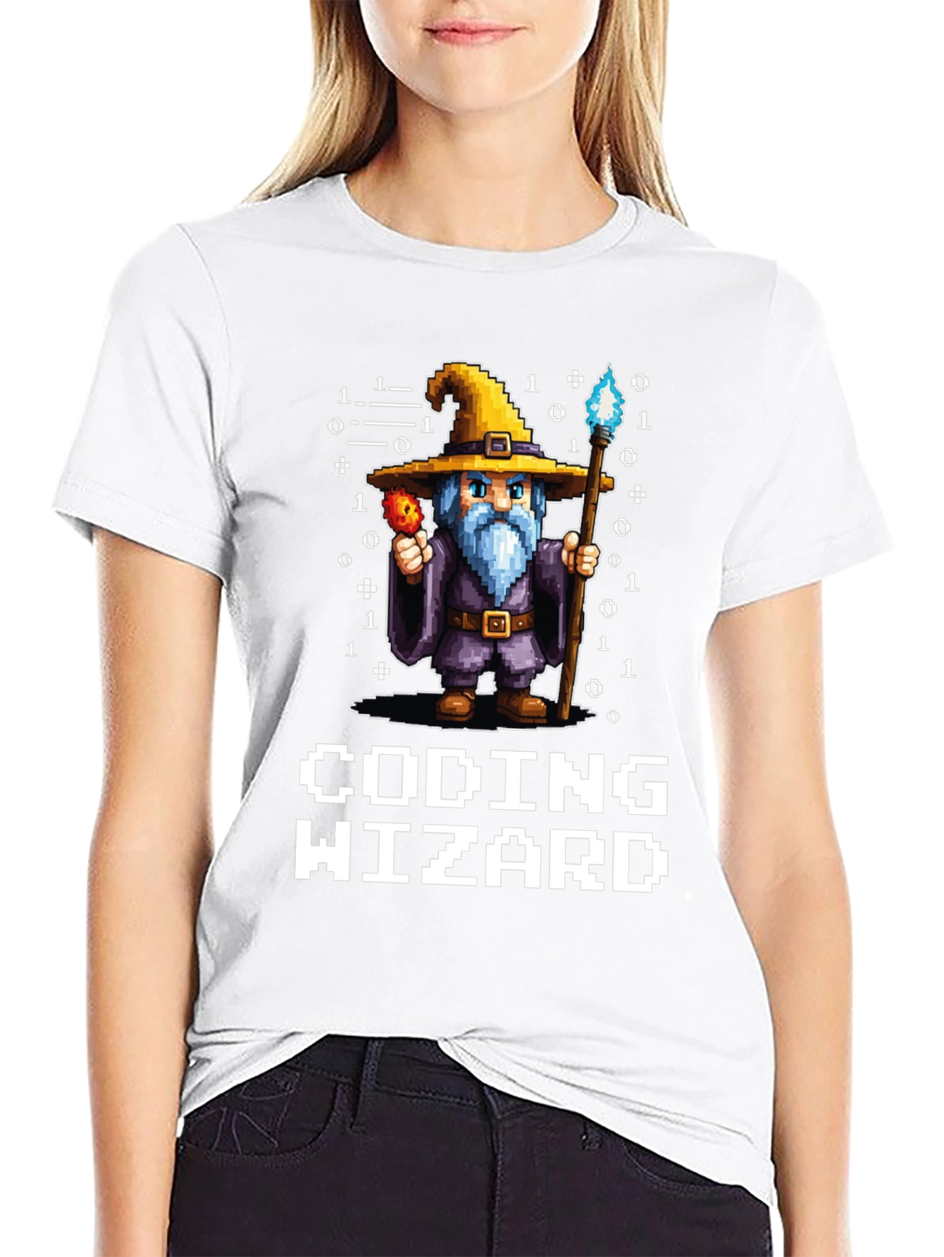 Coding Wizard Graphic Tee - Programmer Gift