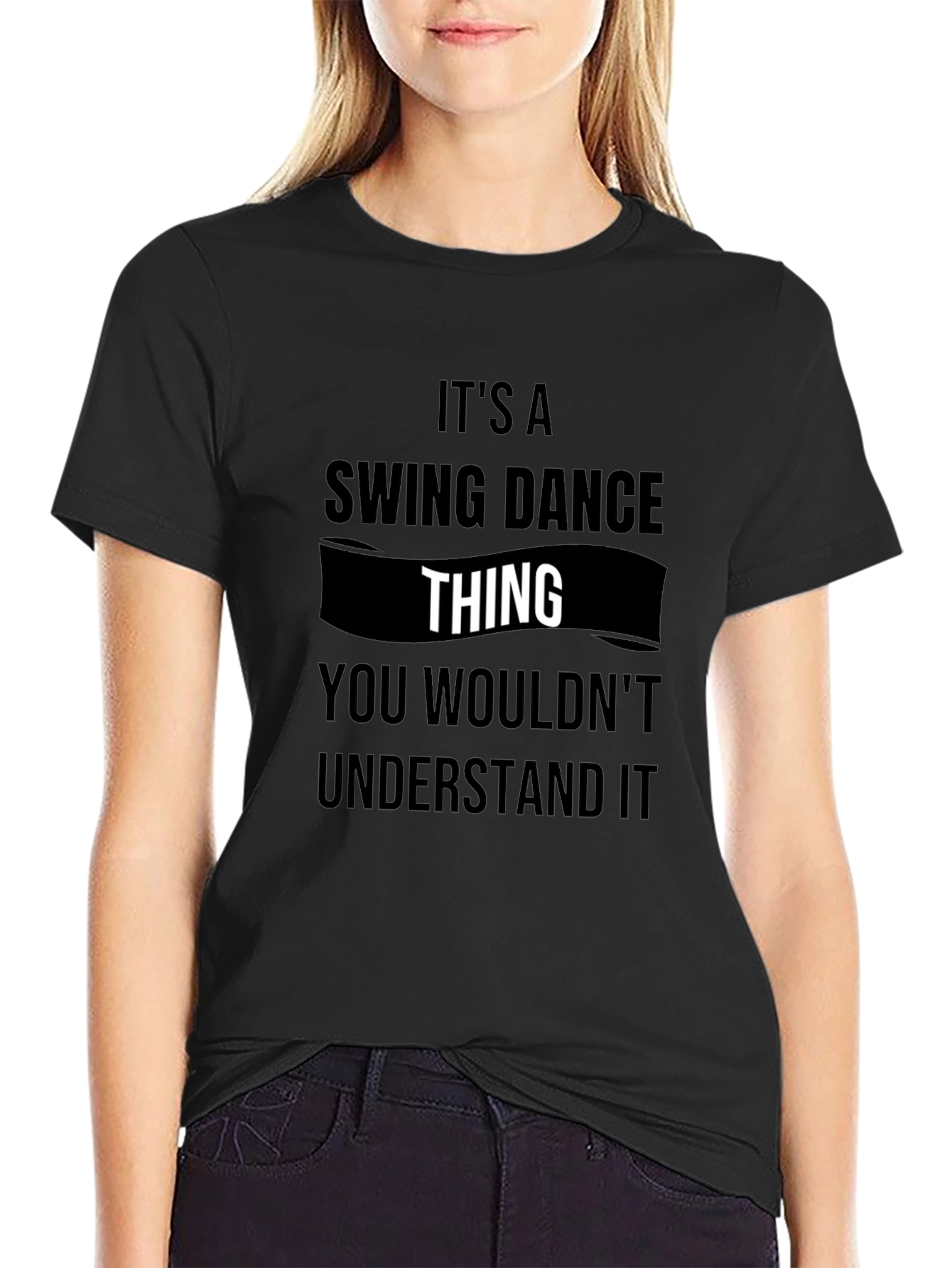 Swing Dance Thing Graphic Tee - Soft Cotton T-Shirt