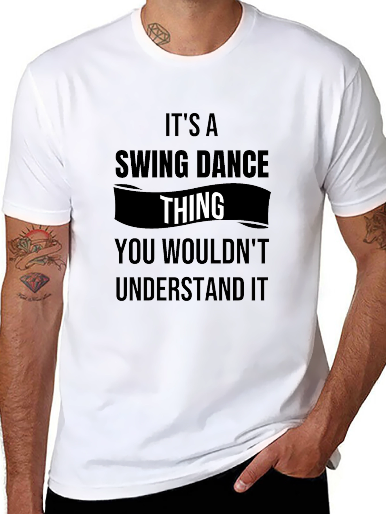 Swing Dance Thing Graphic Tee - Soft Cotton T-Shirt