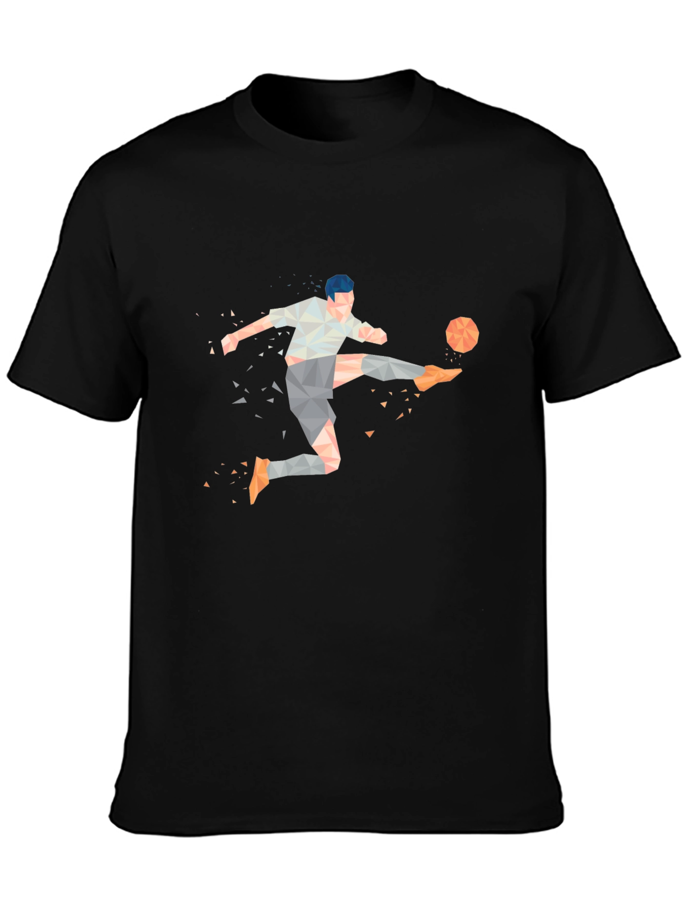 Geometric Soccer Kick T-Shirt