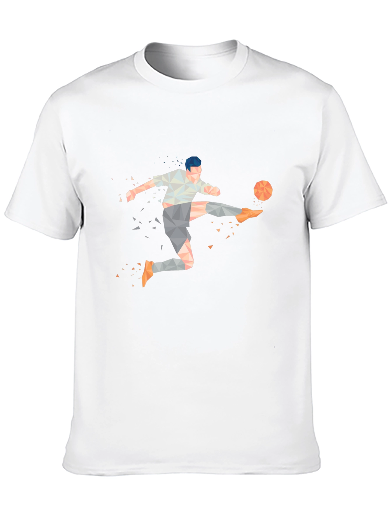 Geometric Soccer Kick T-Shirt