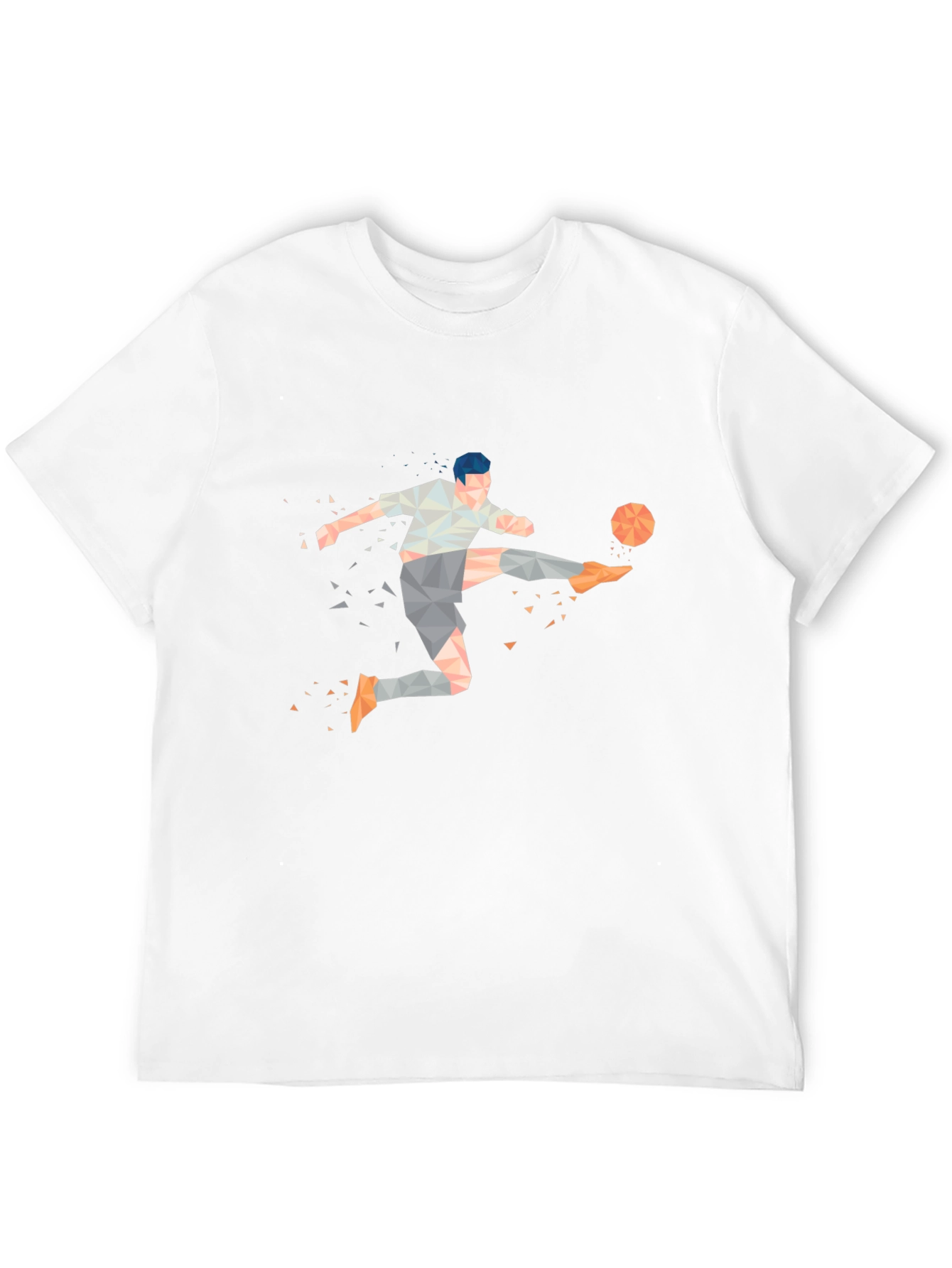 Geometric Soccer Kick T-Shirt