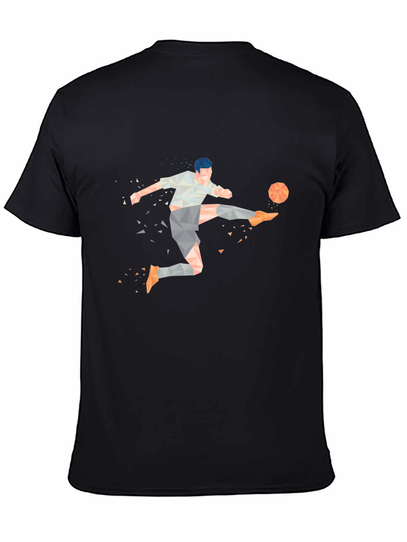Geometric Soccer Kick T-Shirt