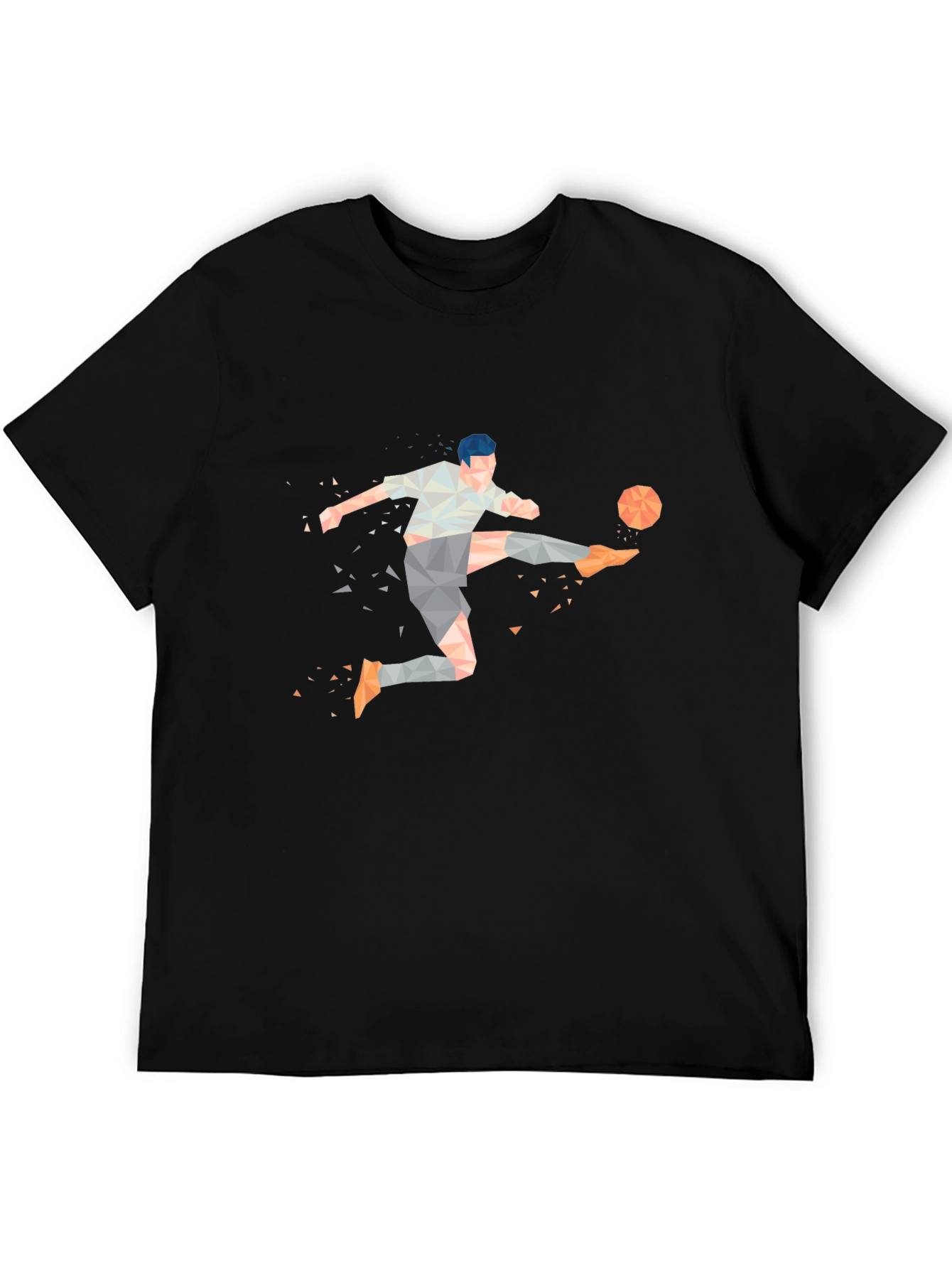 Geometric Soccer Kick T-Shirt