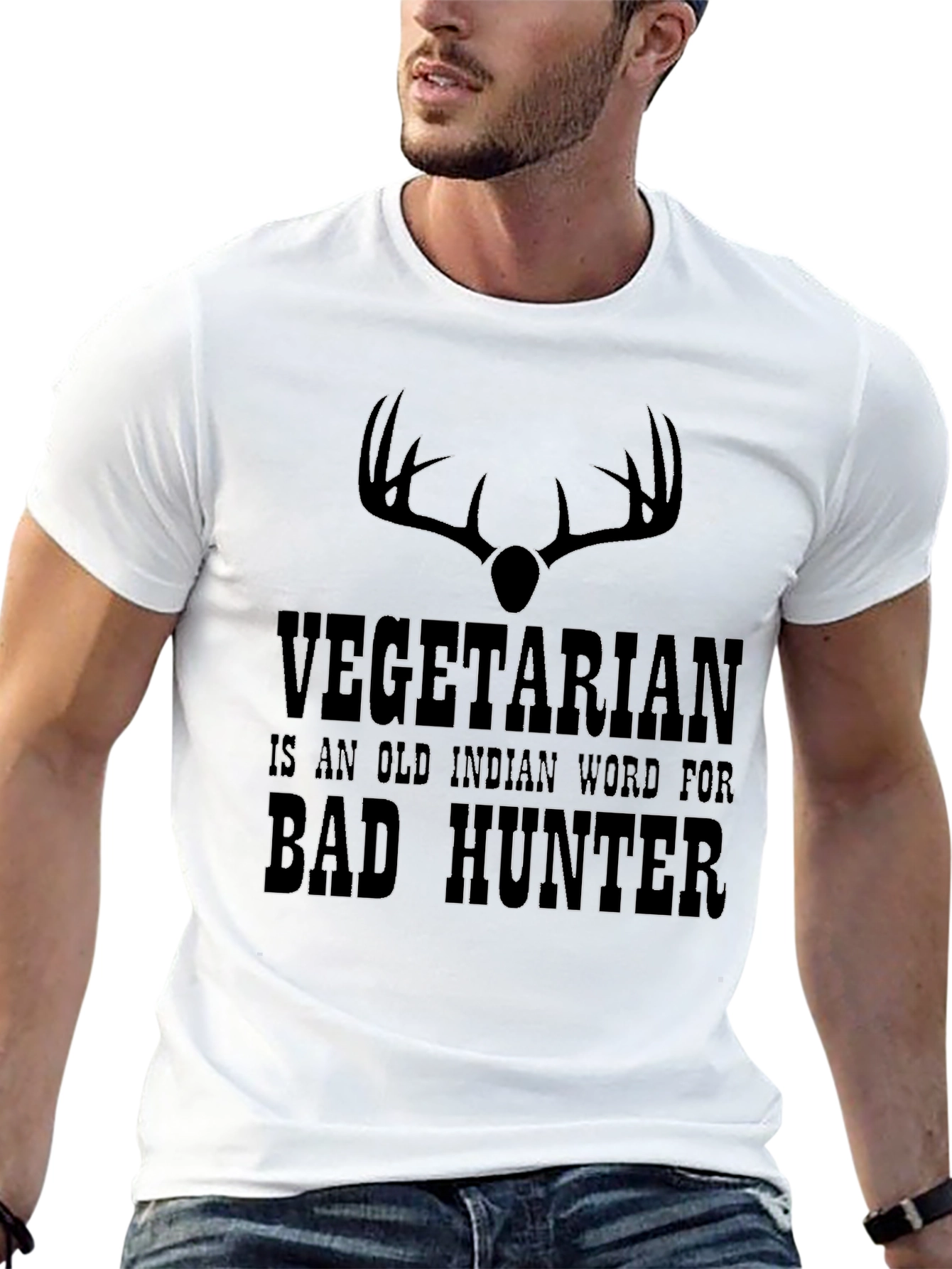 Vegetarian Bad Hunter Graphic Tee