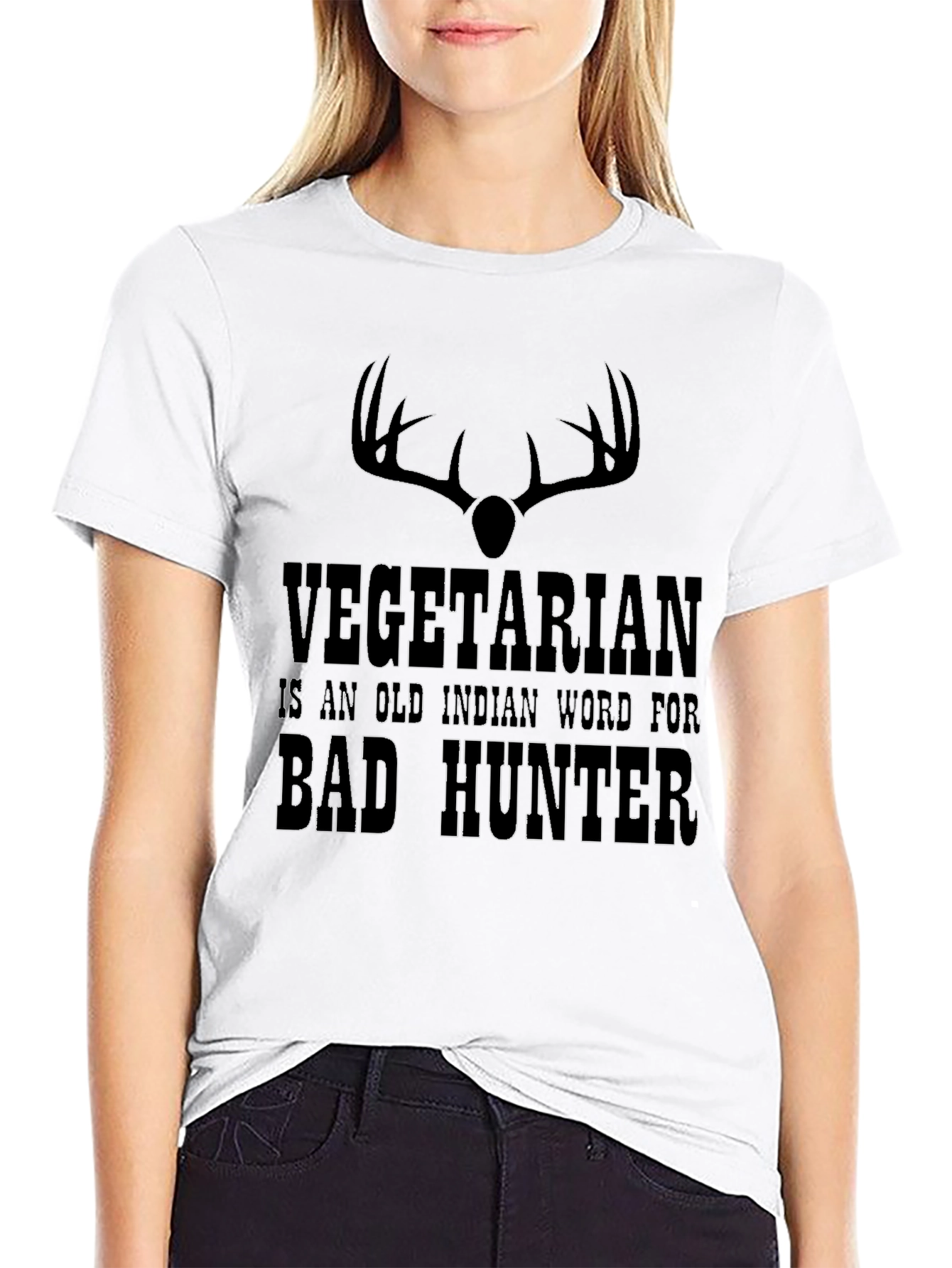 Vegetarian Bad Hunter Graphic Tee