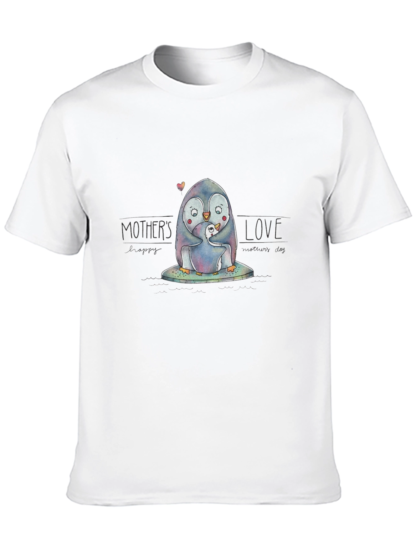 Mothers Love Penguin Graphic Tee