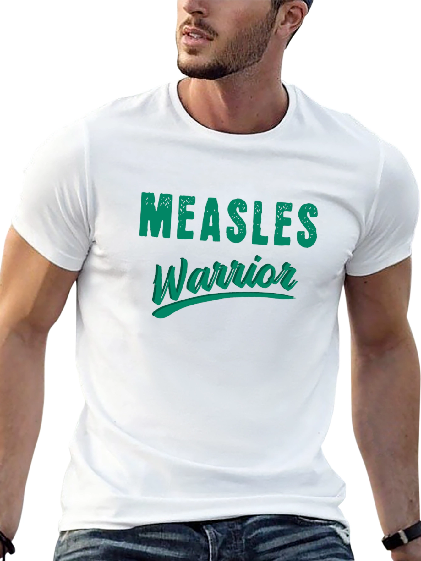 Measles Warrior Graphic T-Shirt