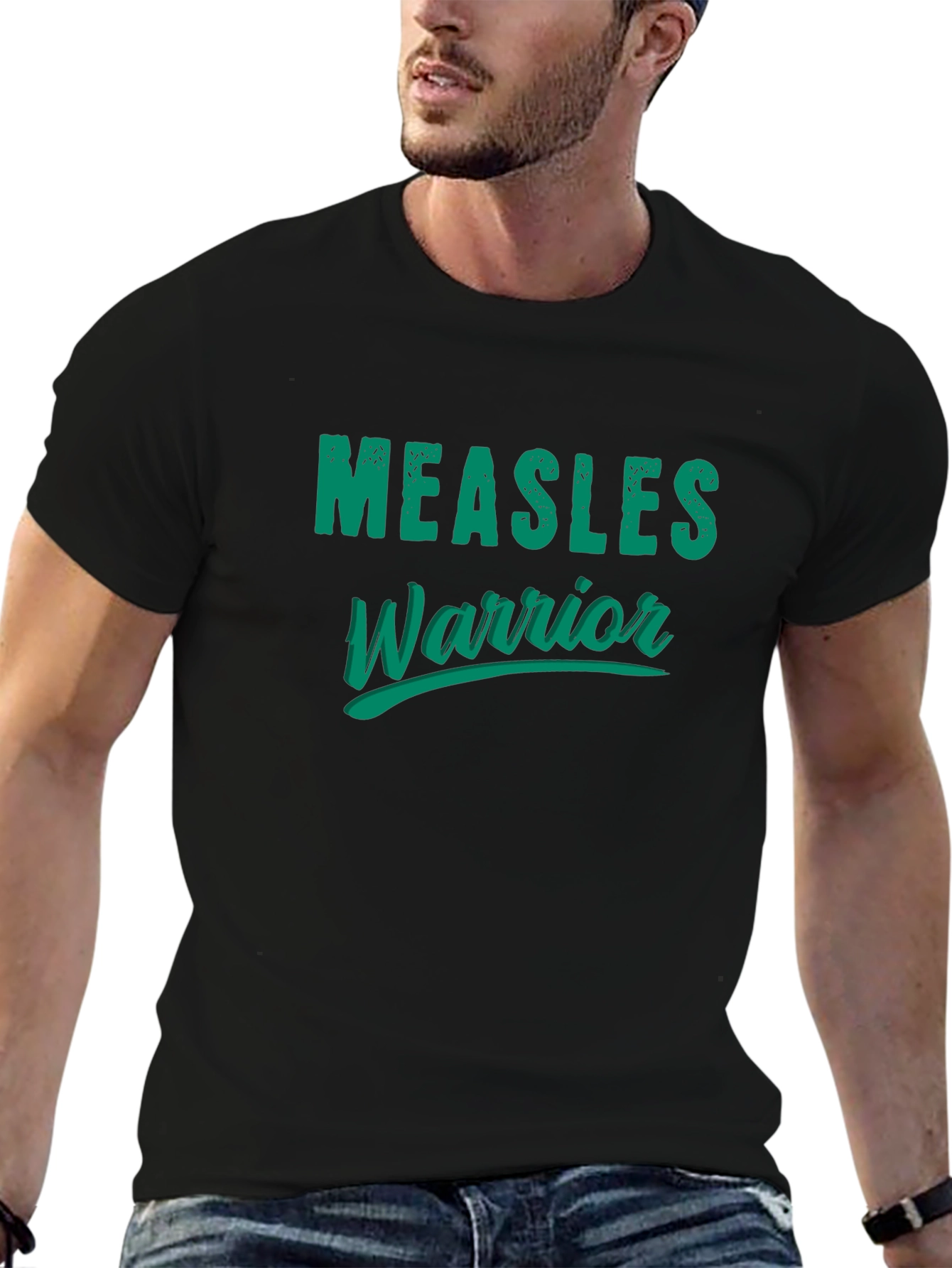 Measles Warrior Graphic T-Shirt