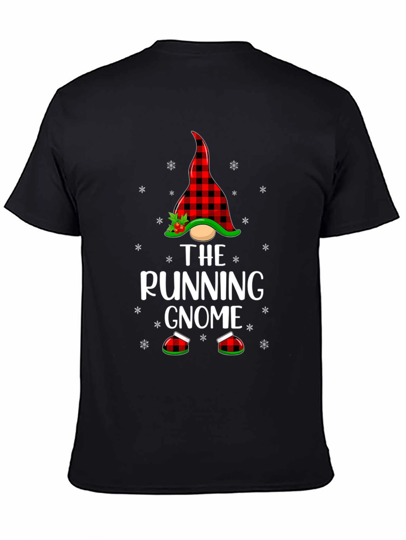 The Running Gnome Christmas Graphic Tee
