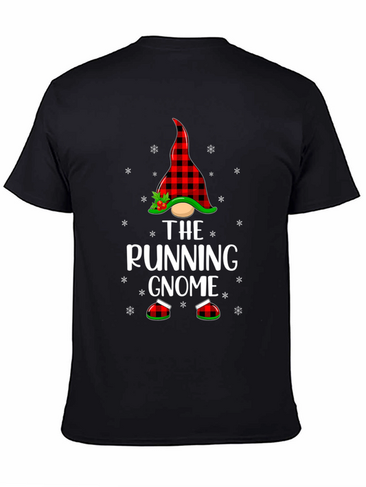 The Running Gnome Christmas Graphic Tee