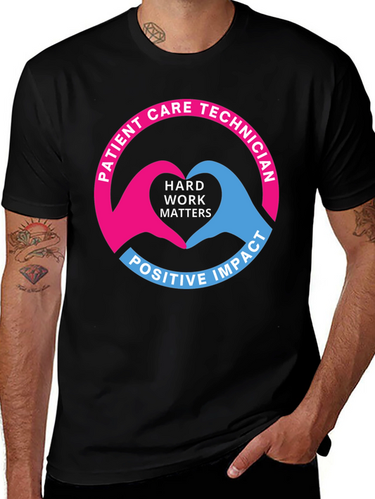 Patient Care Technician Heart Hands T-Shirt