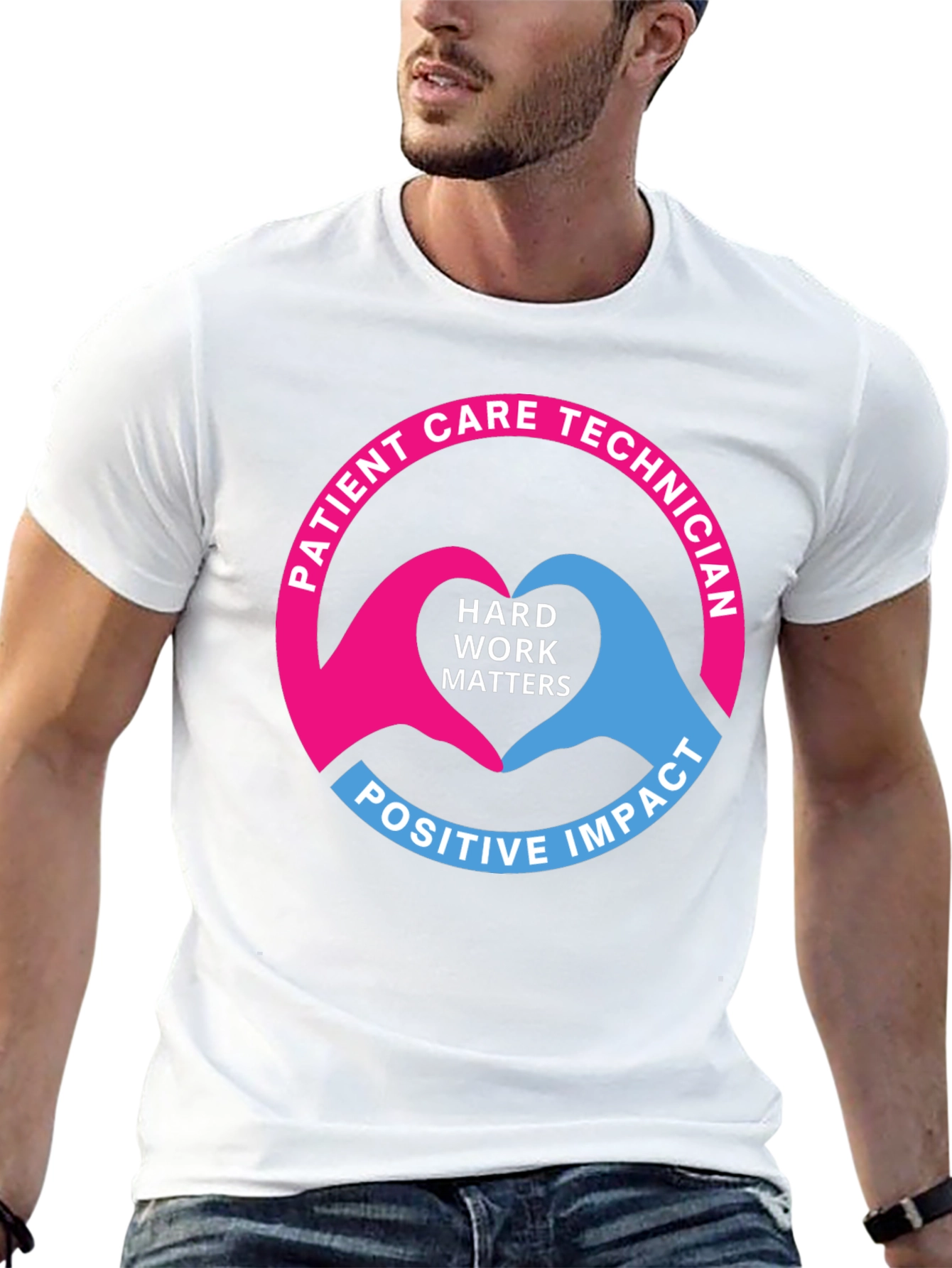 Patient Care Technician Heart Hands T-Shirt