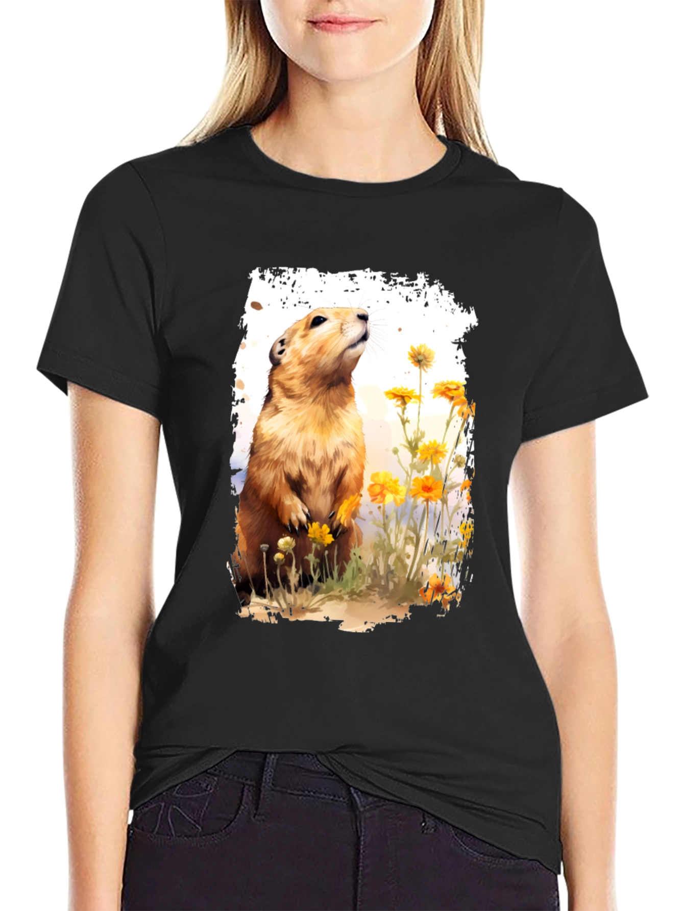 Prairie Dog Graphic T-Shirt - Nature Lover Tee