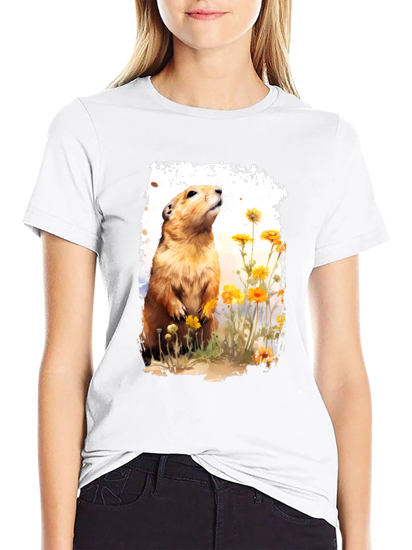 Prairie Dog Graphic T-Shirt - Nature Lover Tee
