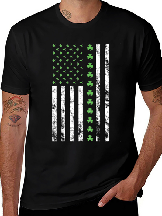 Irish American Flag T-Shirt - St. Patricks Day