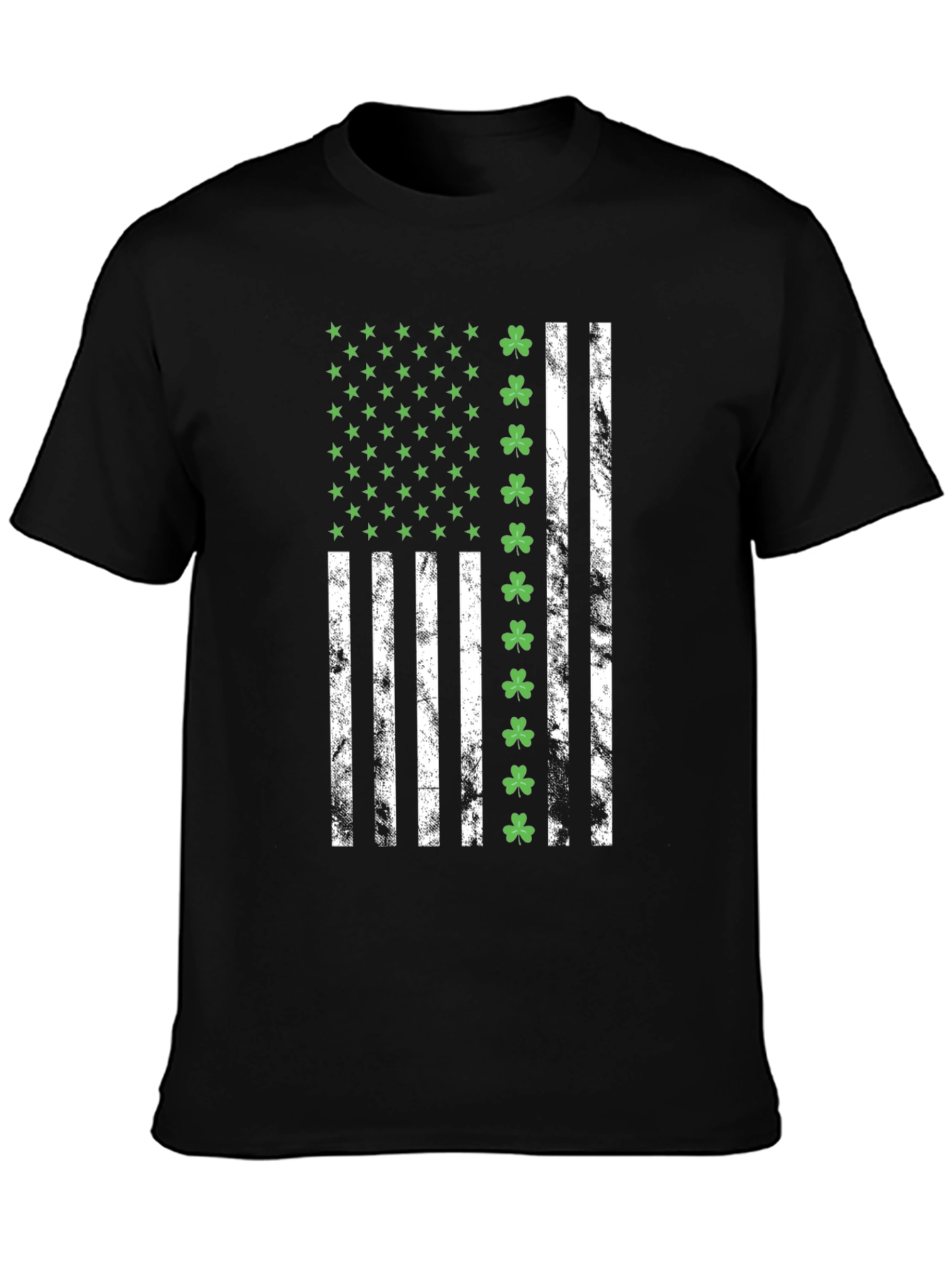 Irish American Flag T-Shirt - St. Patricks Day