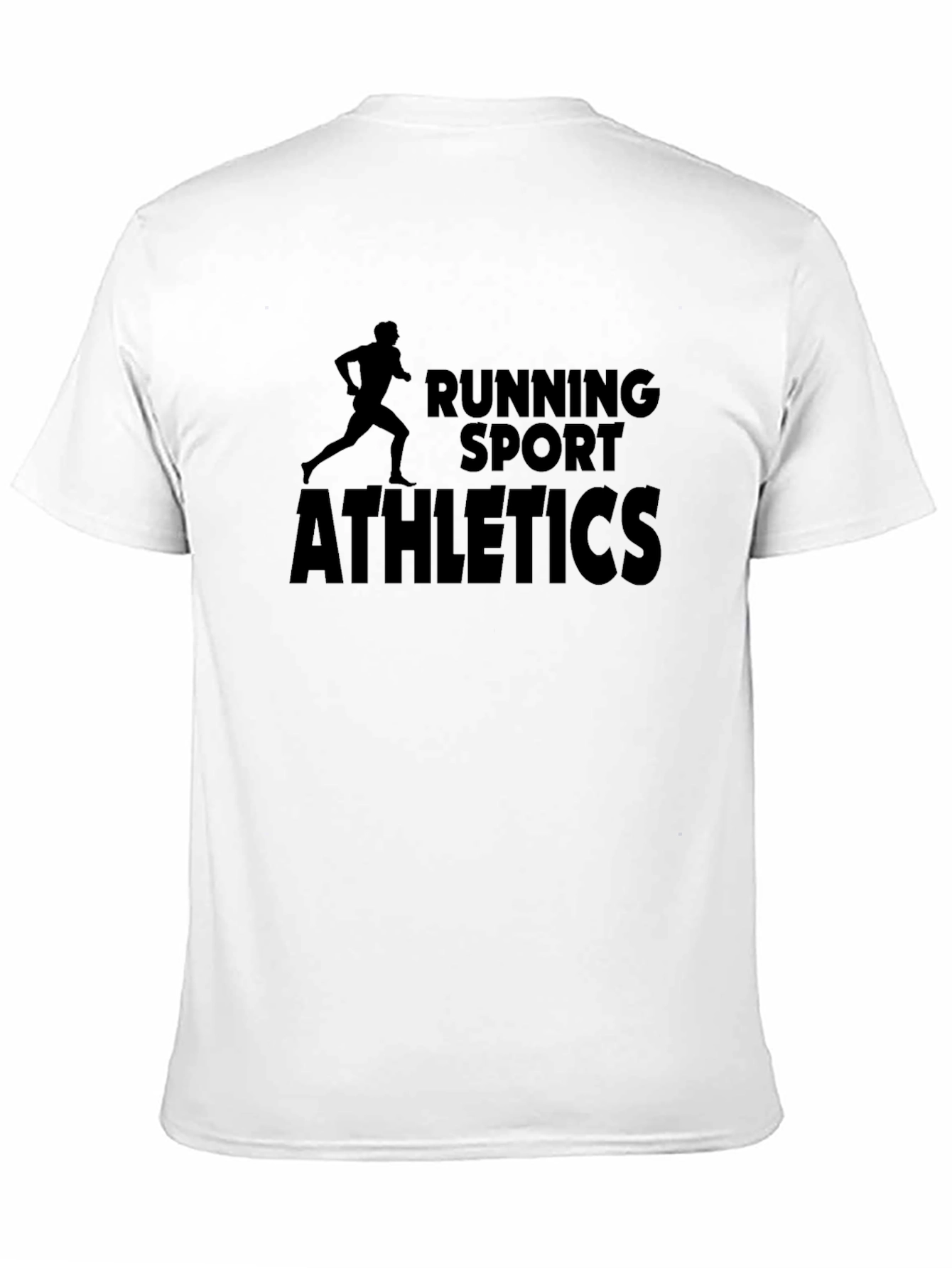 Running Sport Athletics Black T-Shirt