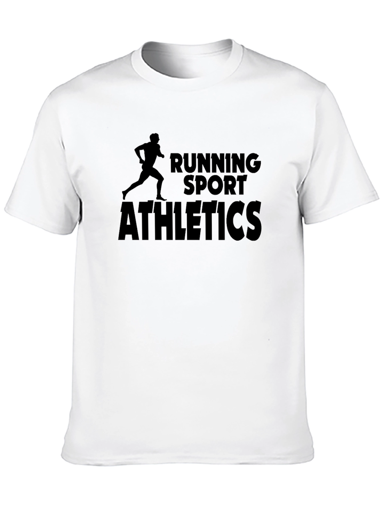 Running Sport Athletics Black T-Shirt