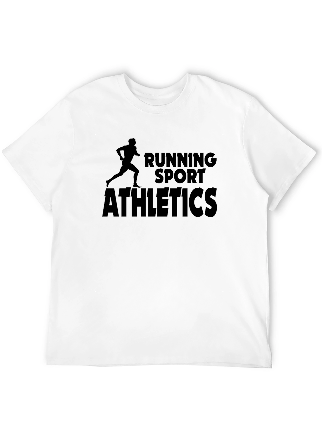 Running Sport Athletics Black T-Shirt