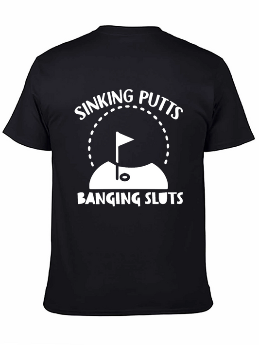 Sinking Putts Funny Golf T-Shirt