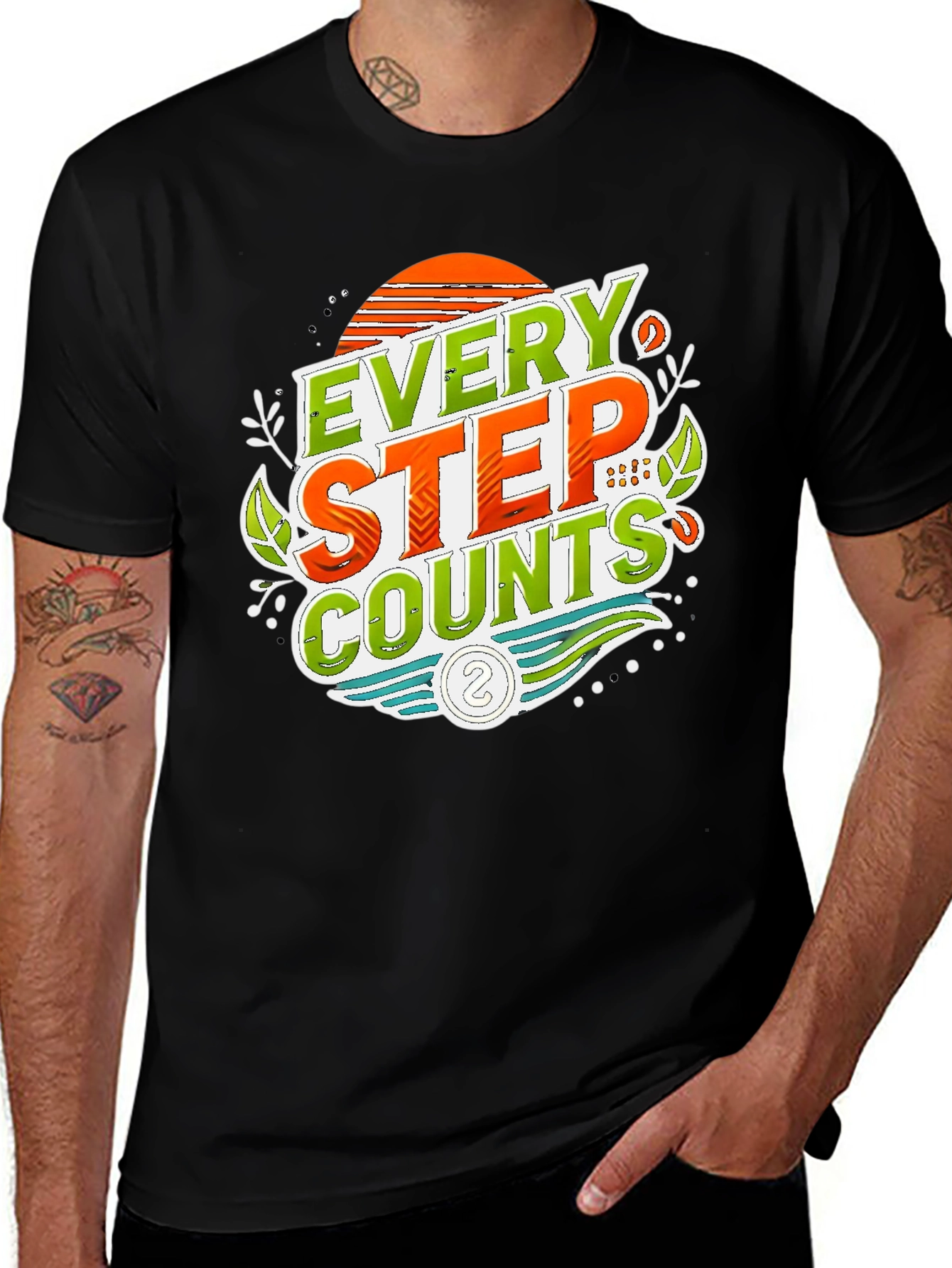 Every Step Counts Graphic T-Shirt