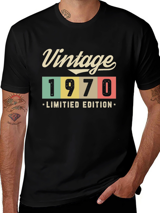 Vintage 1970 Limited Edition Black T-Shirt