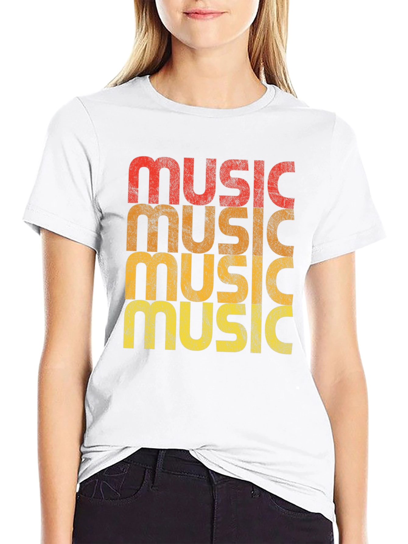 Retro Music Graphic T-Shirt