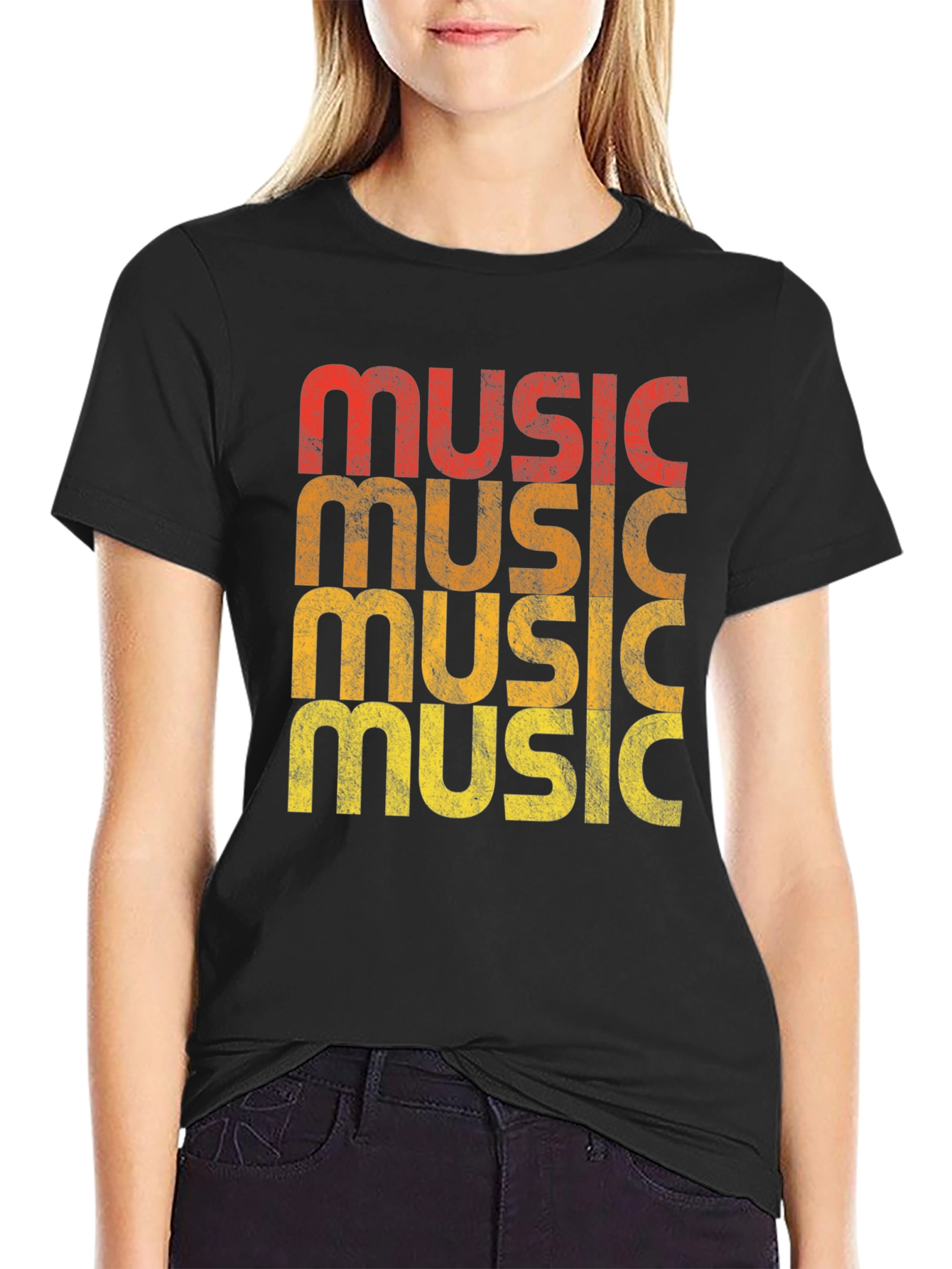 Retro Music Graphic T-Shirt