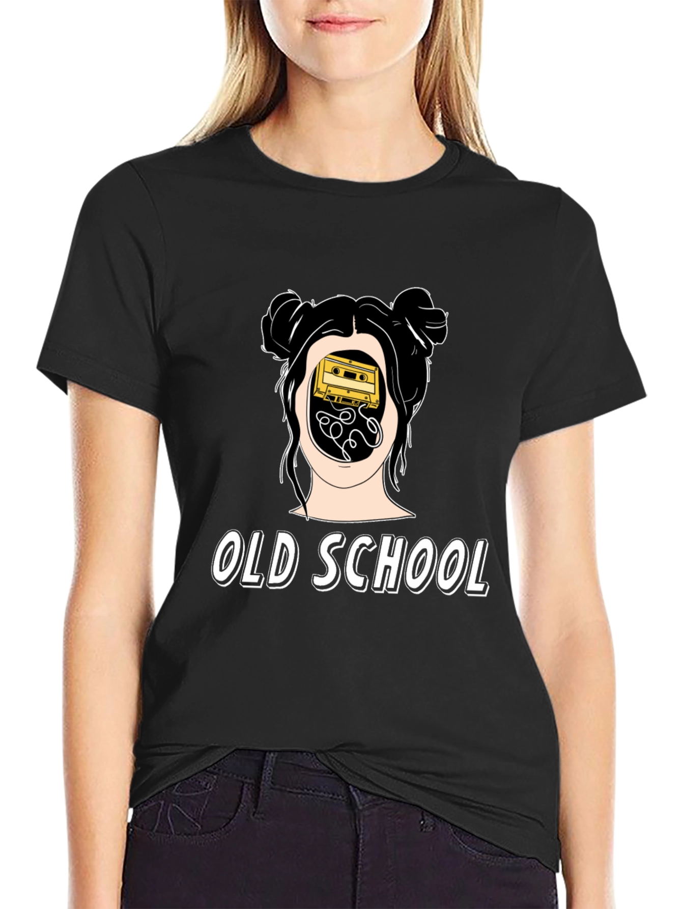 Old School Cassette Tape Graphic Tee