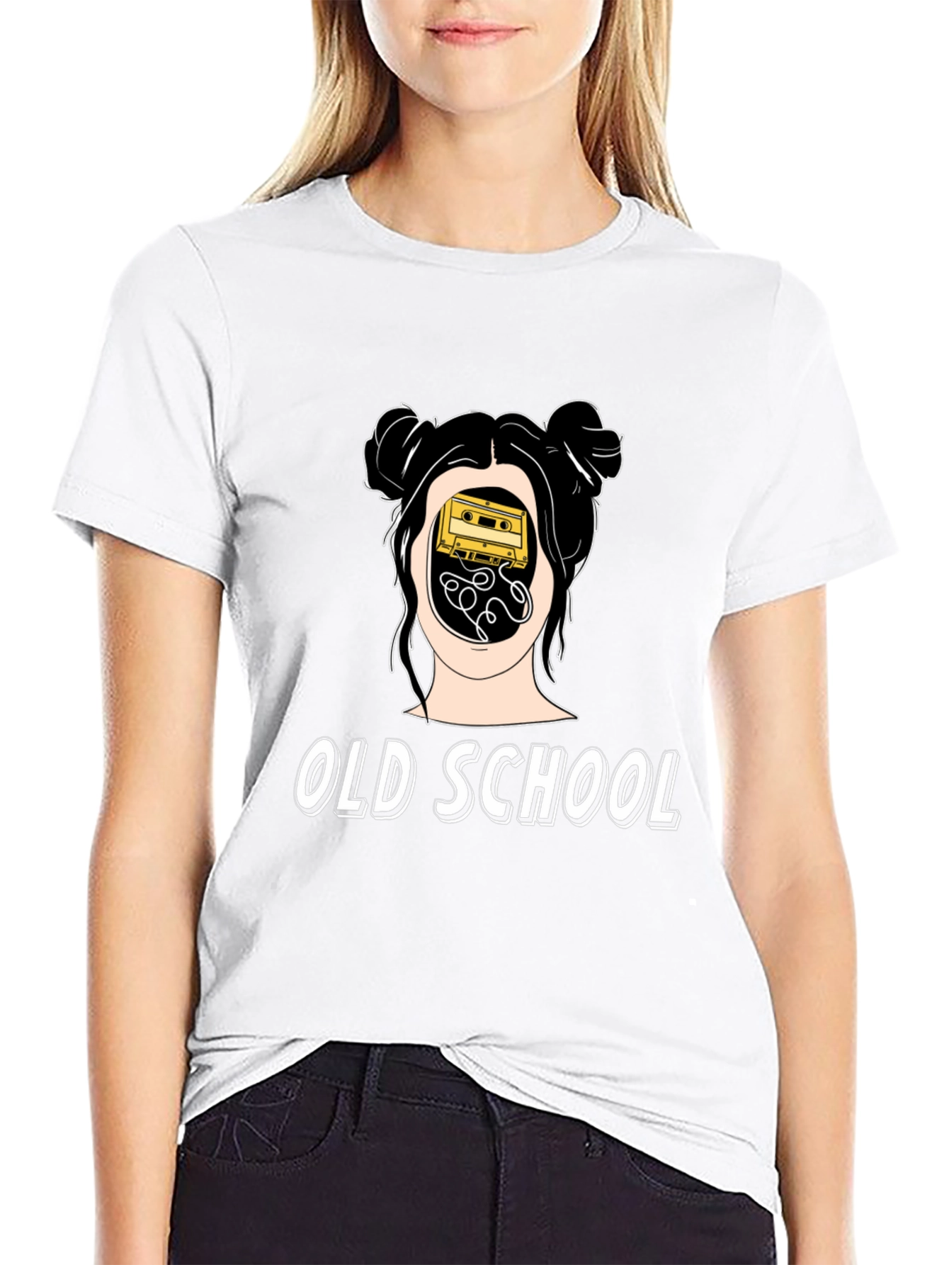 Old School Cassette Tape Graphic Tee