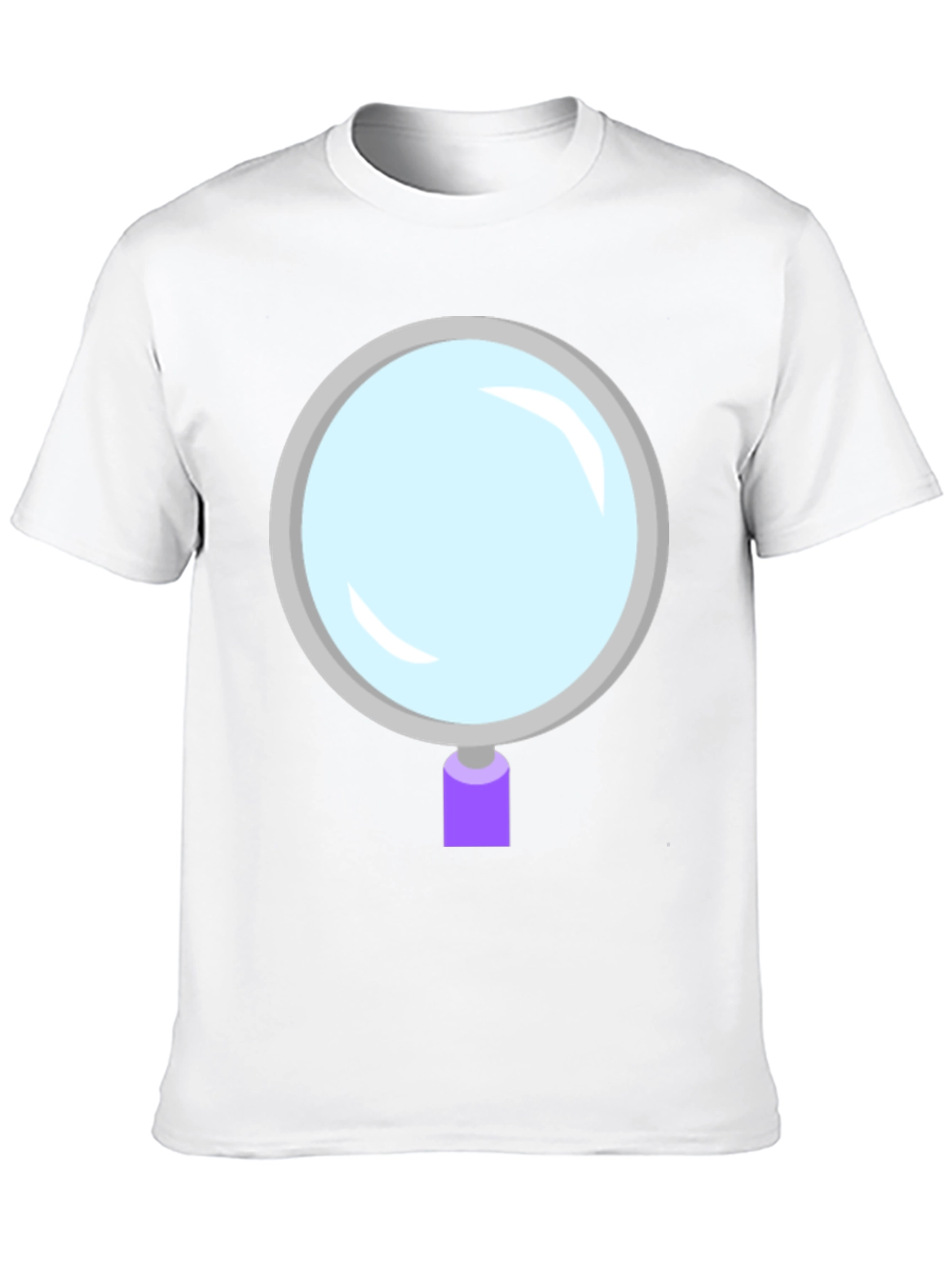 Cartoon Magnifying Glass Graphic Tee