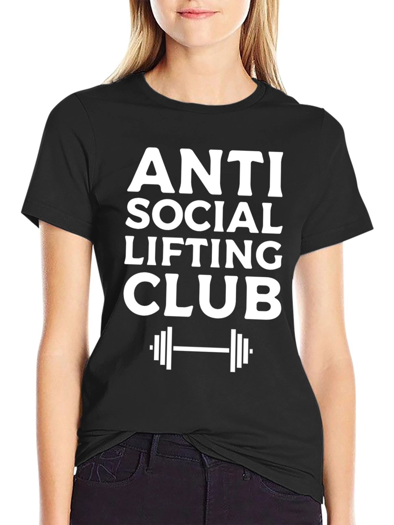 Anti Social Lifting Club T-Shirt Gym Workout