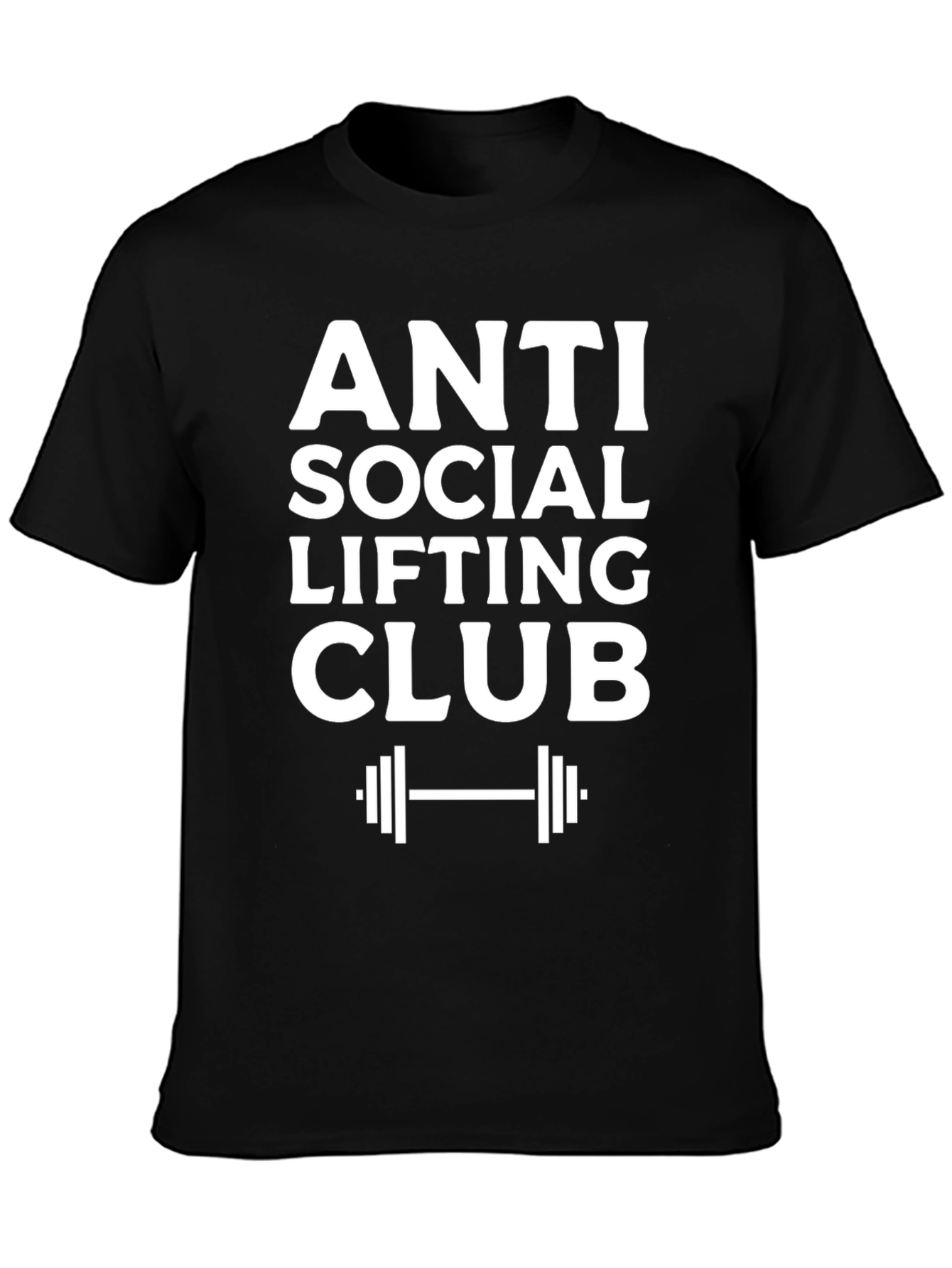 Anti Social Lifting Club T-Shirt Gym Workout