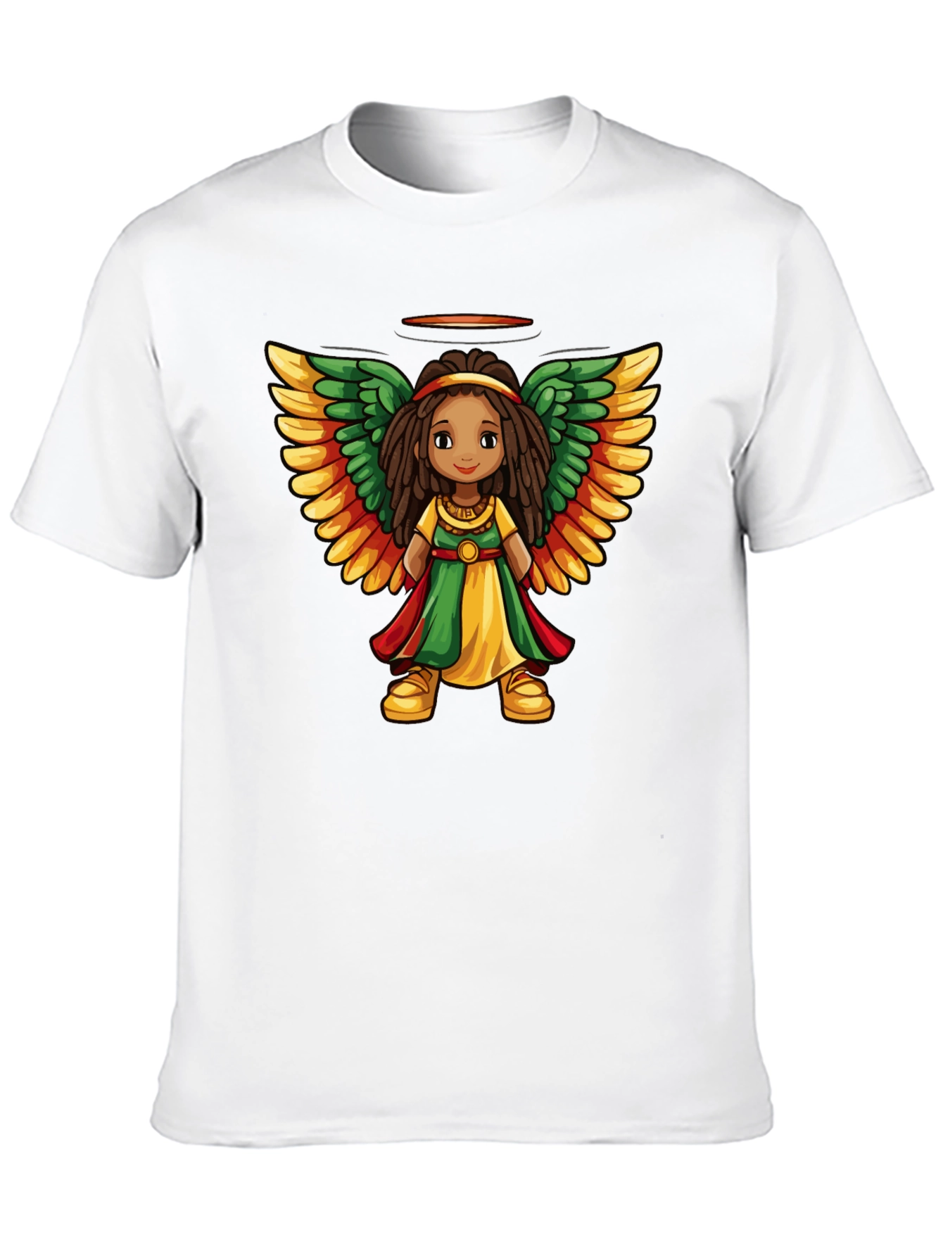 Rasta Angel T-Shirt - Unisex Graphic Tee