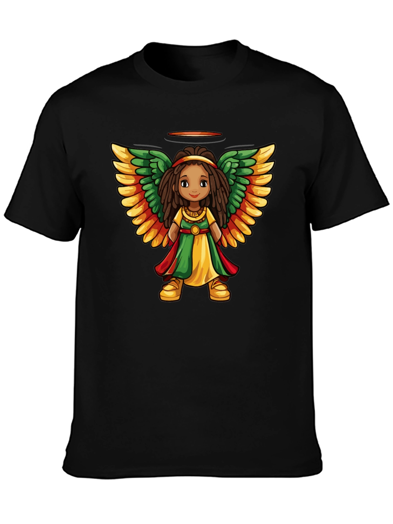 Rasta Angel T-Shirt - Unisex Graphic Tee