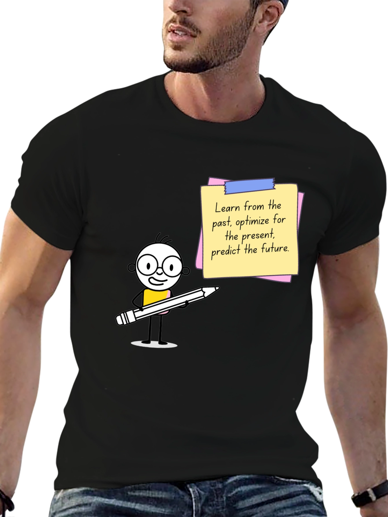 Learn from the Past Graphic T-Shirt