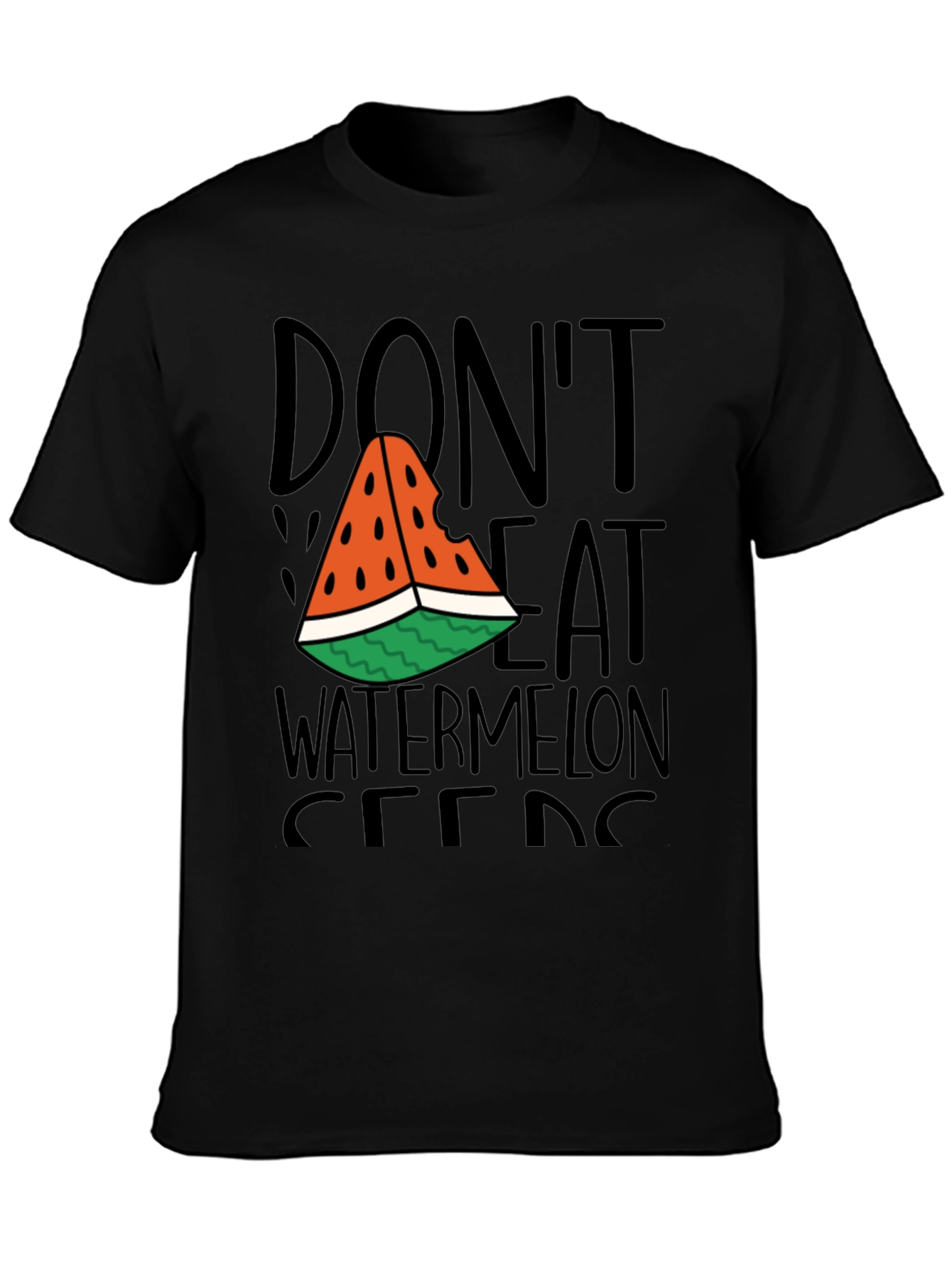 Dont Eat Watermelon Seeds Funny Graphic Tee