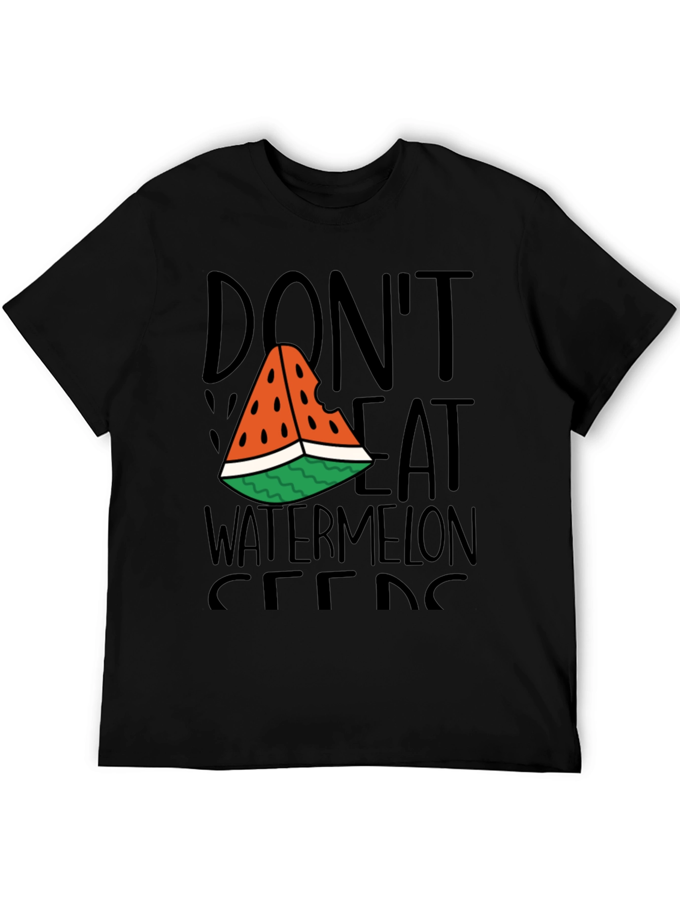 Dont Eat Watermelon Seeds Funny Graphic Tee