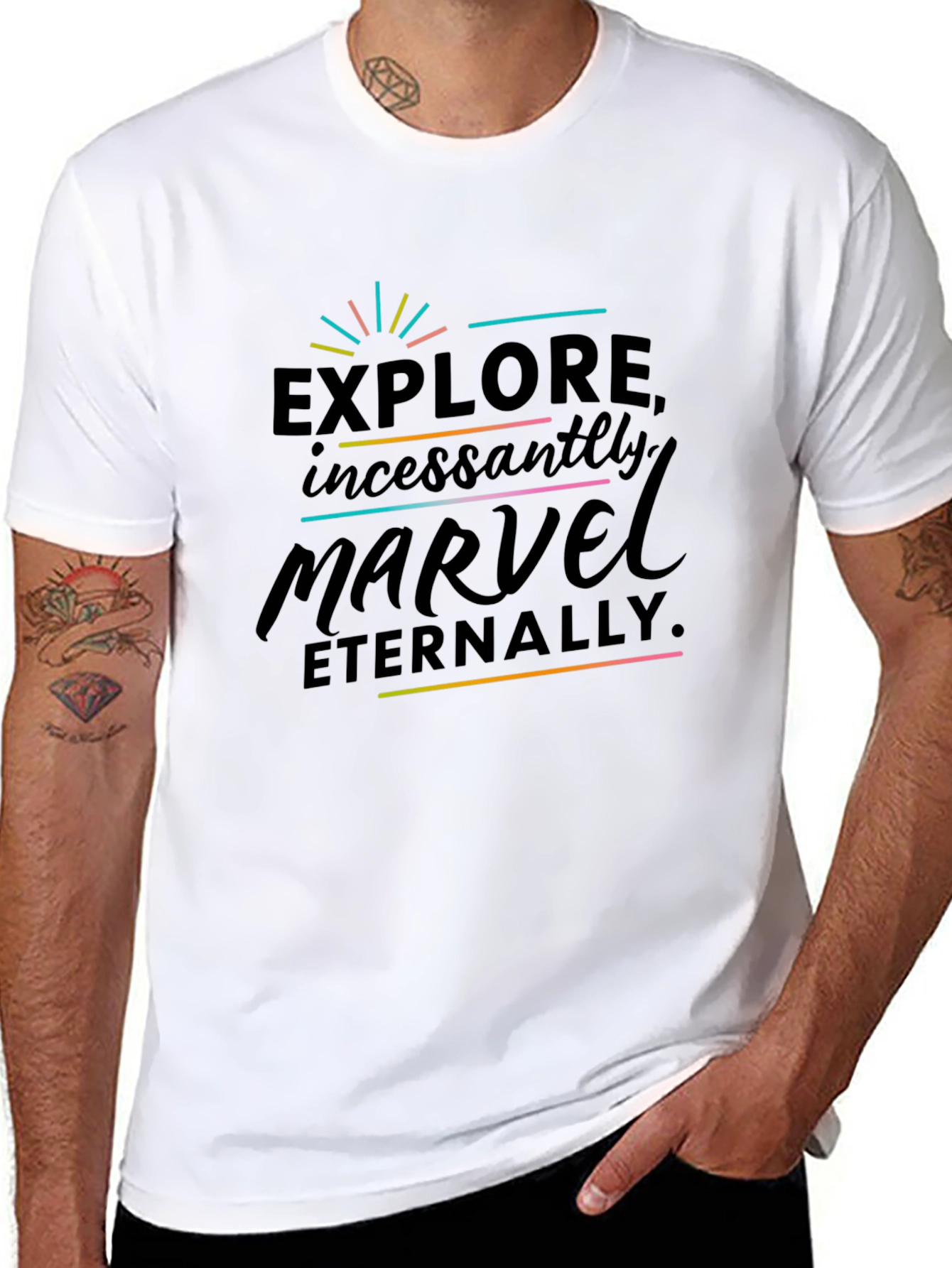 Explore Marvel Eternally Black T-Shirt