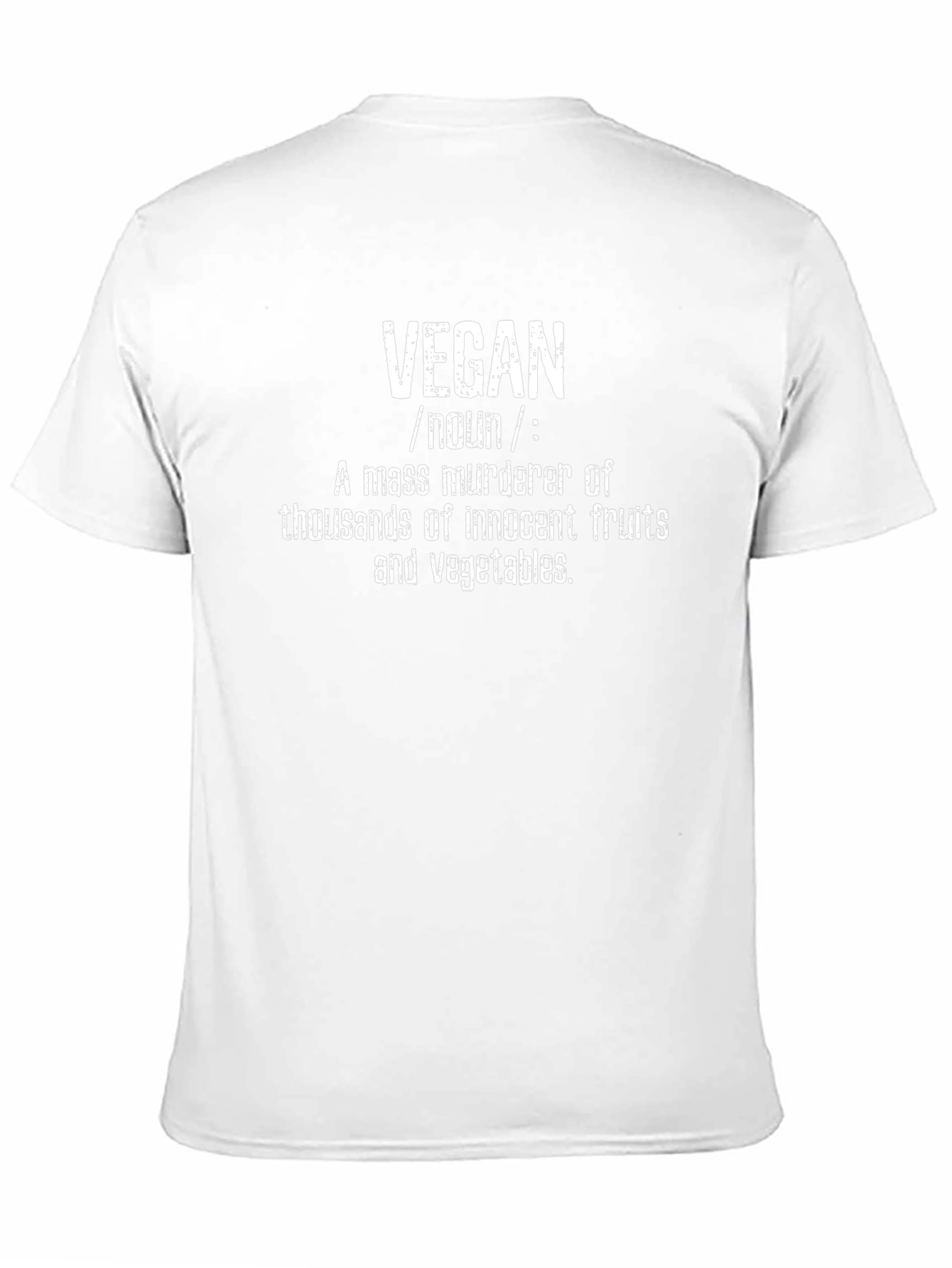 Vegan Definition Graphic Novelty T-Shirt