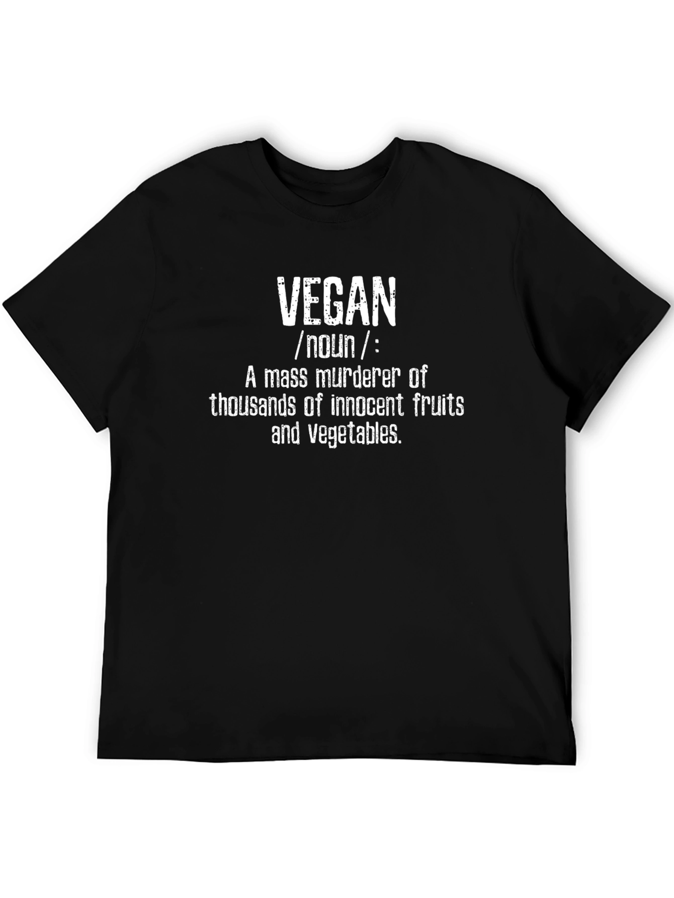 Vegan Definition Graphic Novelty T-Shirt