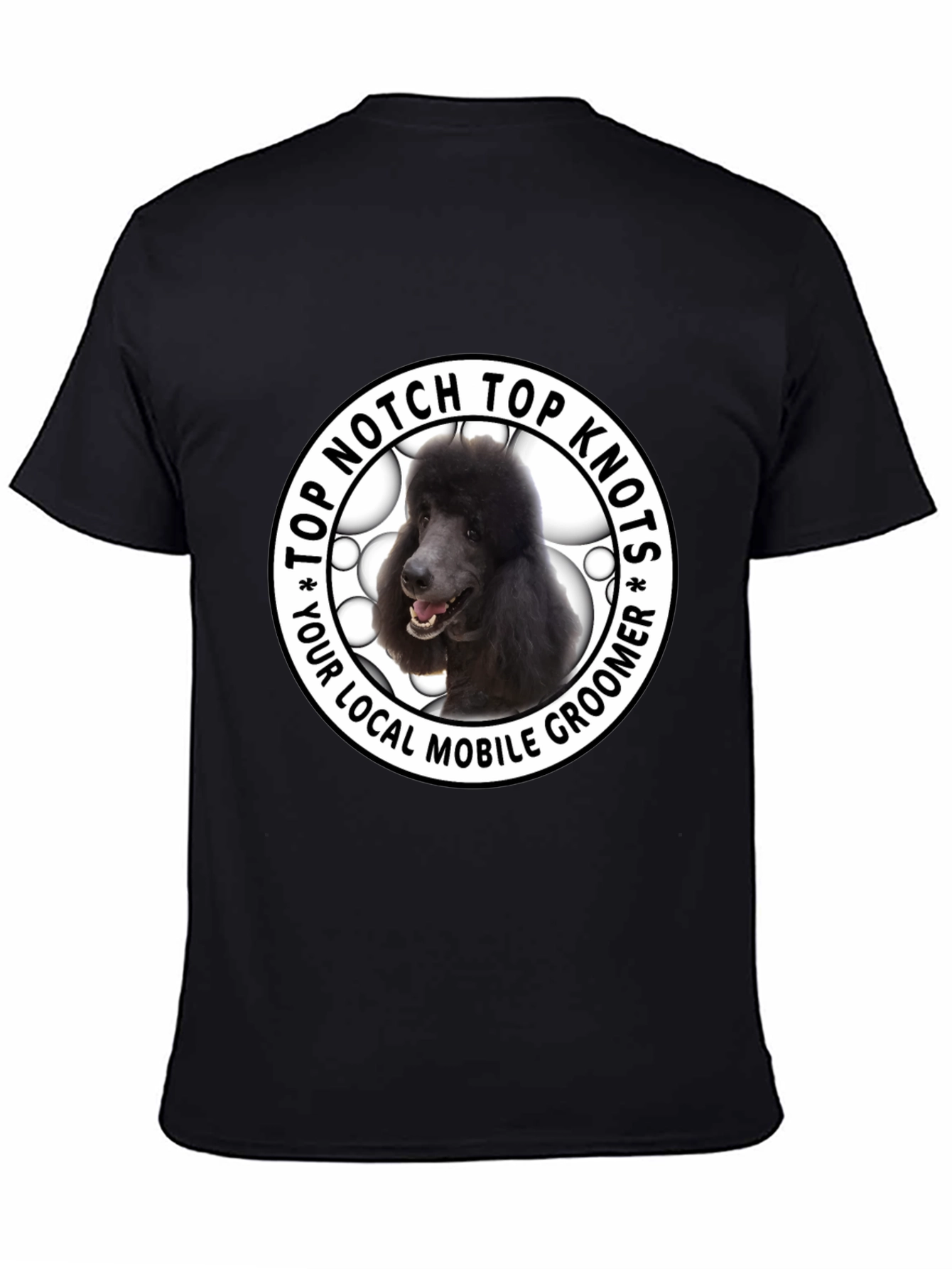 Top Notch Top Knots Poodle Groomer T-Shirt