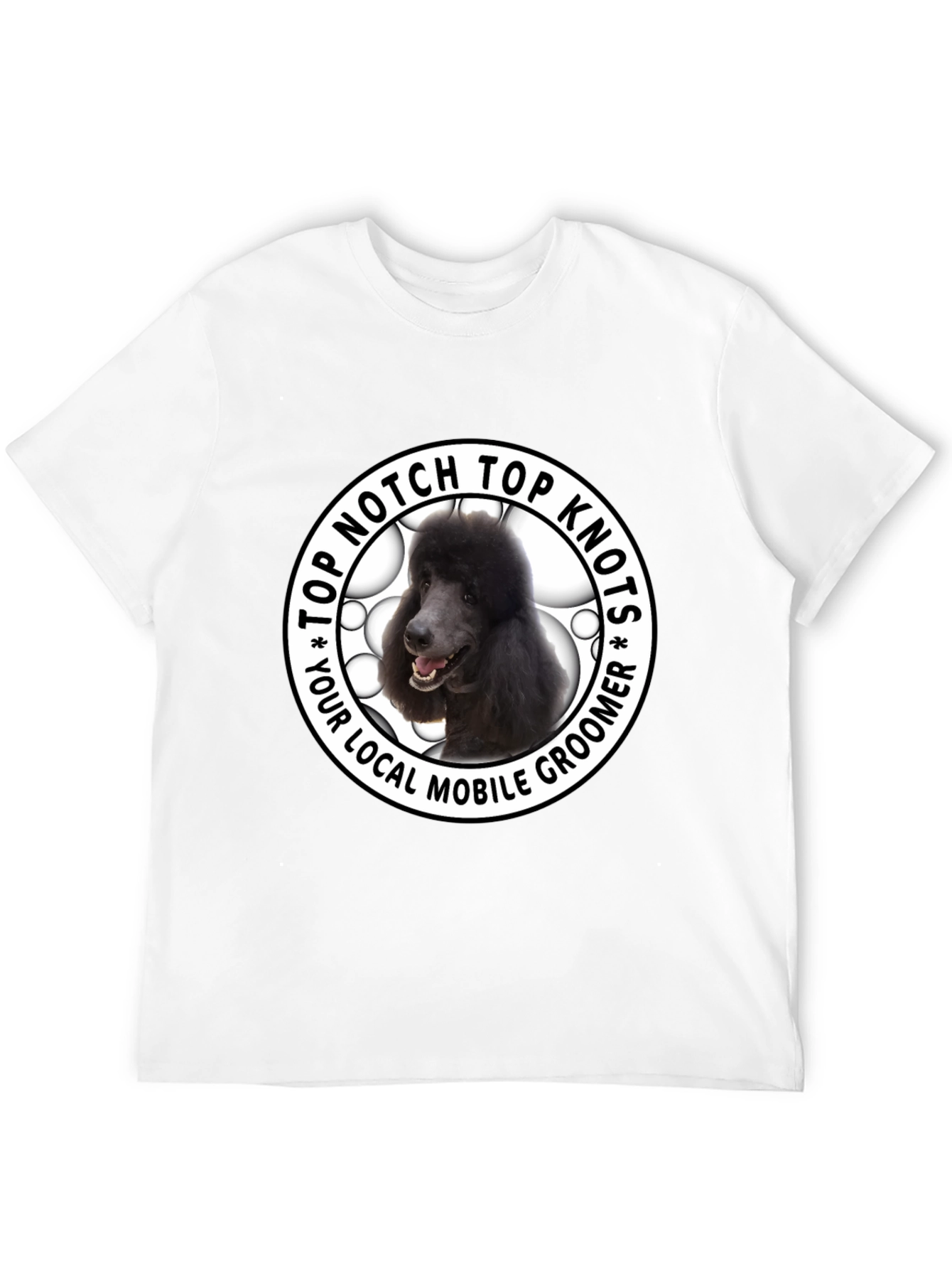 Top Notch Top Knots Poodle Groomer T-Shirt