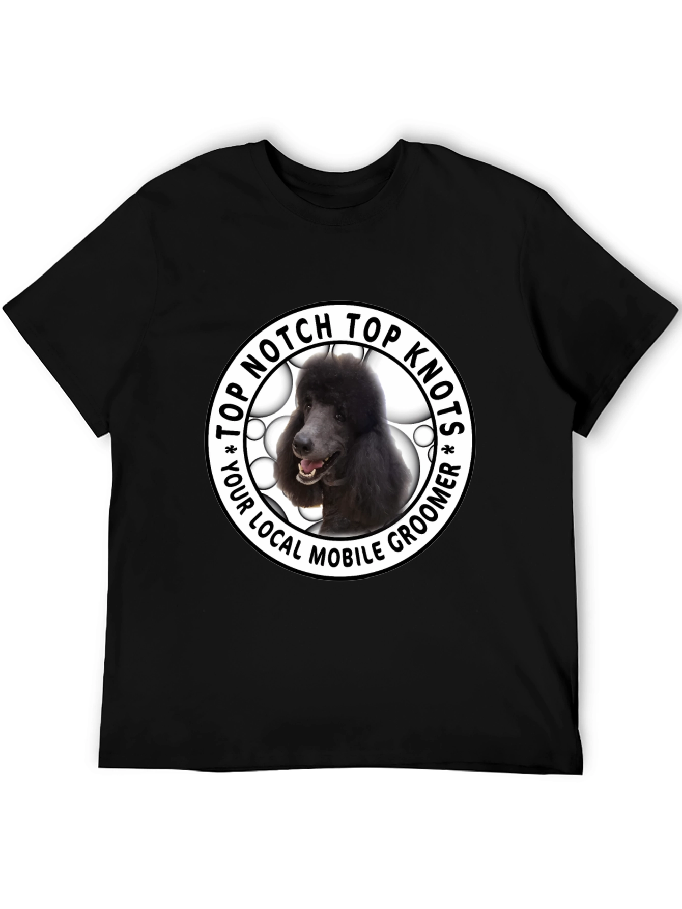 Top Notch Top Knots Poodle Groomer T-Shirt