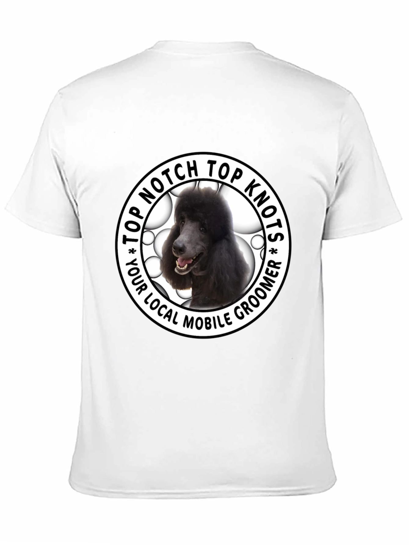 Top Notch Top Knots Poodle Groomer T-Shirt